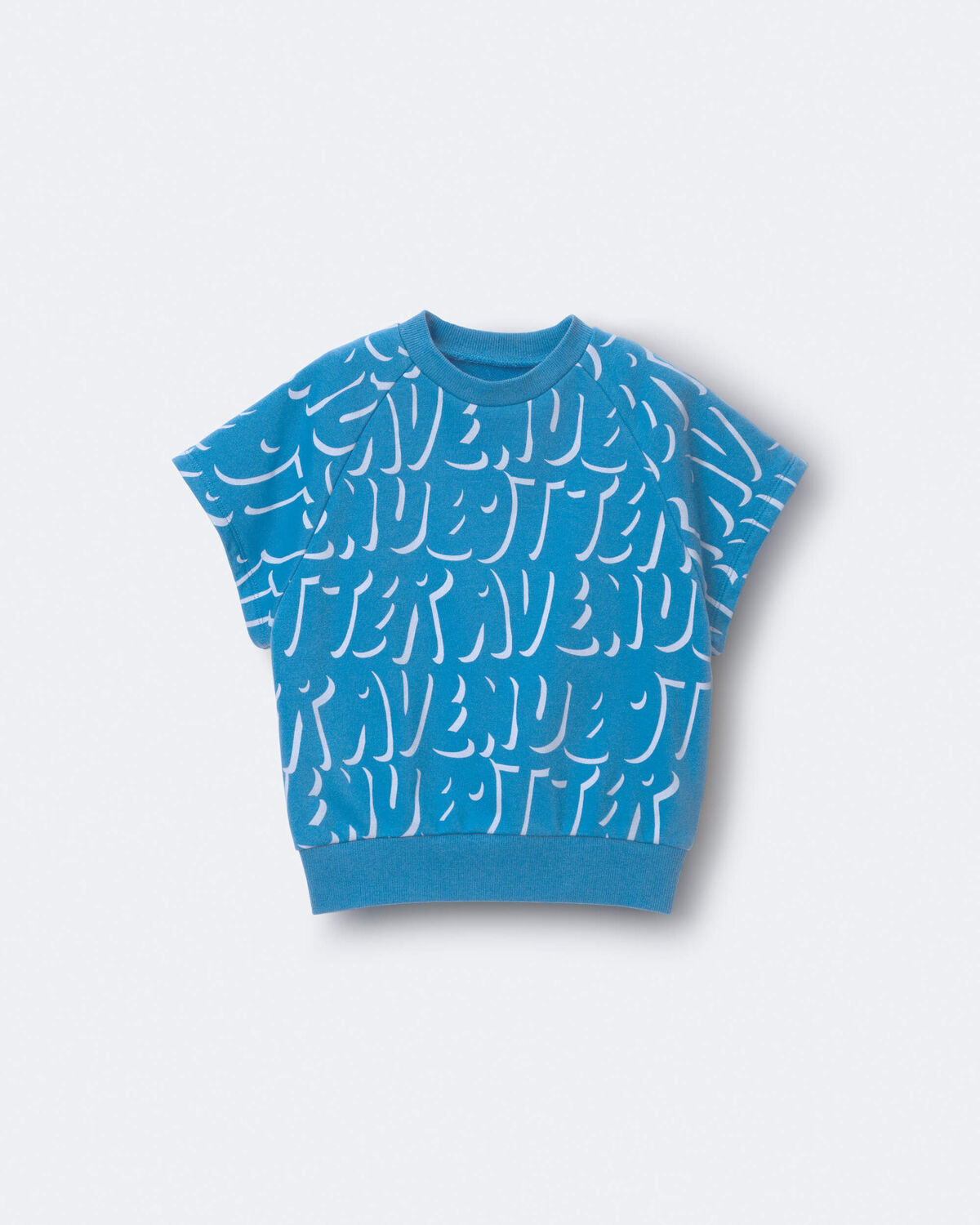 Toddler Elastic-Waist Tee in Otter Avenue Print - Blue - Image 2