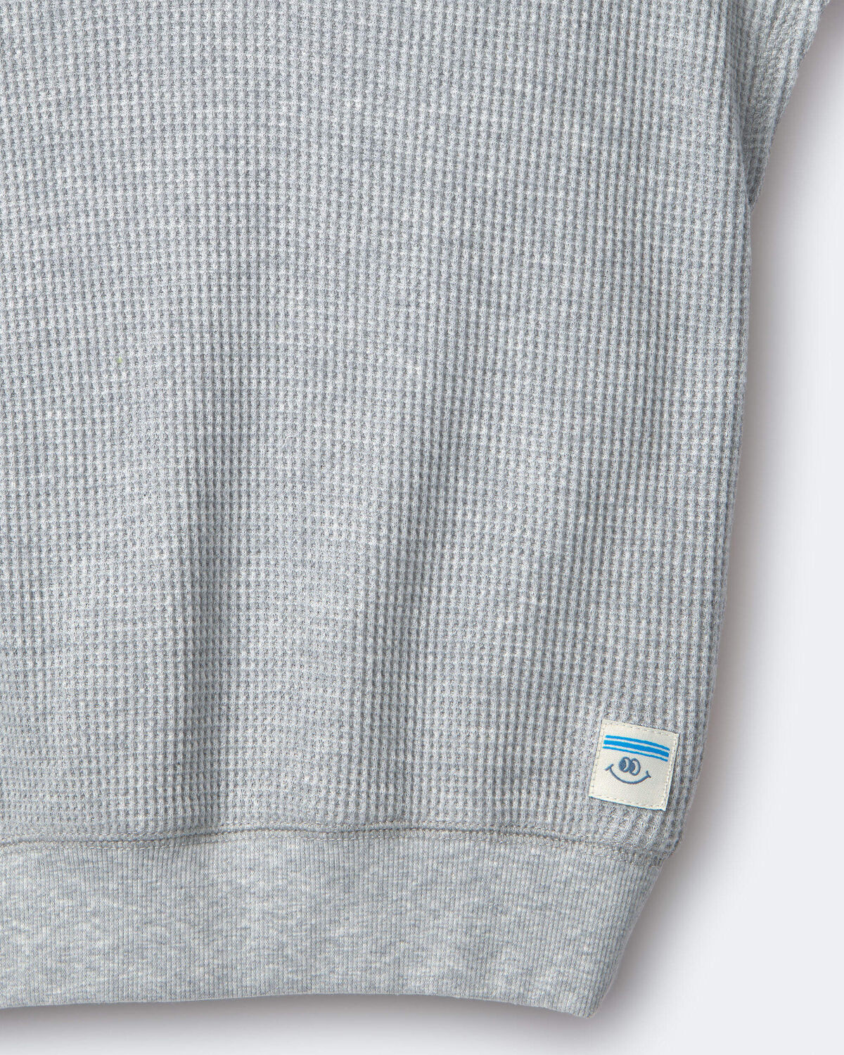 Toddler Waffle Knit Elastic-Waist Hooded Top - Heather Grey - Image 6