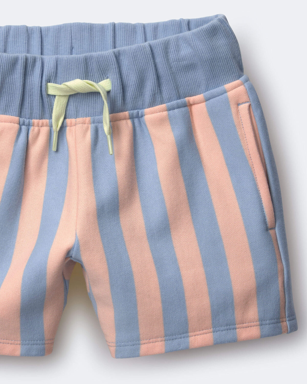 Toddler City Park™ Short in Stripes - Blue/Pink - Image 6