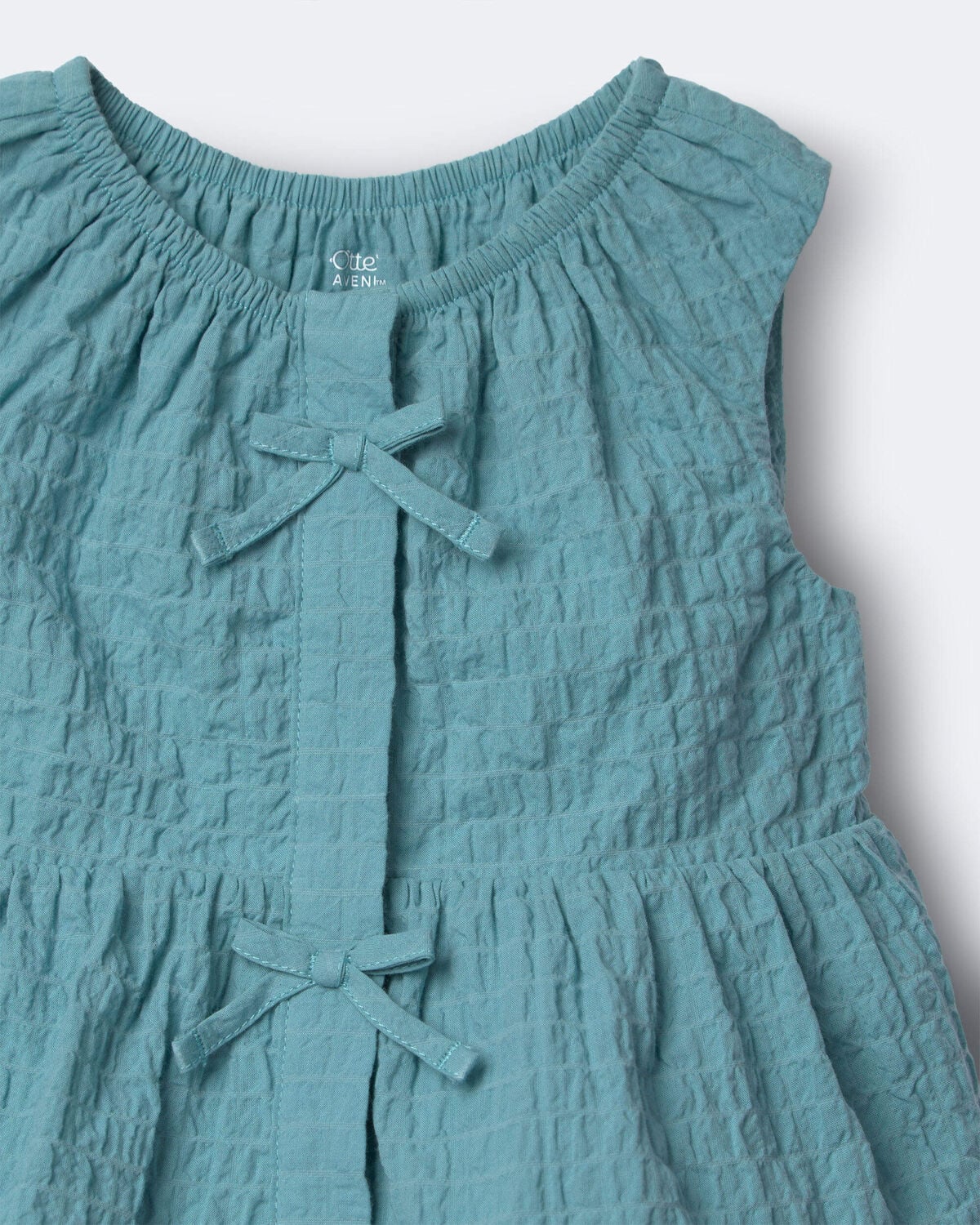 Toddler Girl Peplum Top - Teal - Image 6