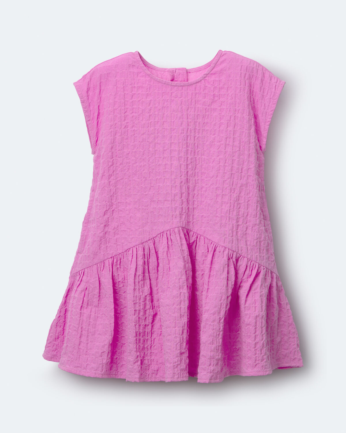 Toddler Girl Asymmetrical Drop-Waist Dress - Pink - Image 2