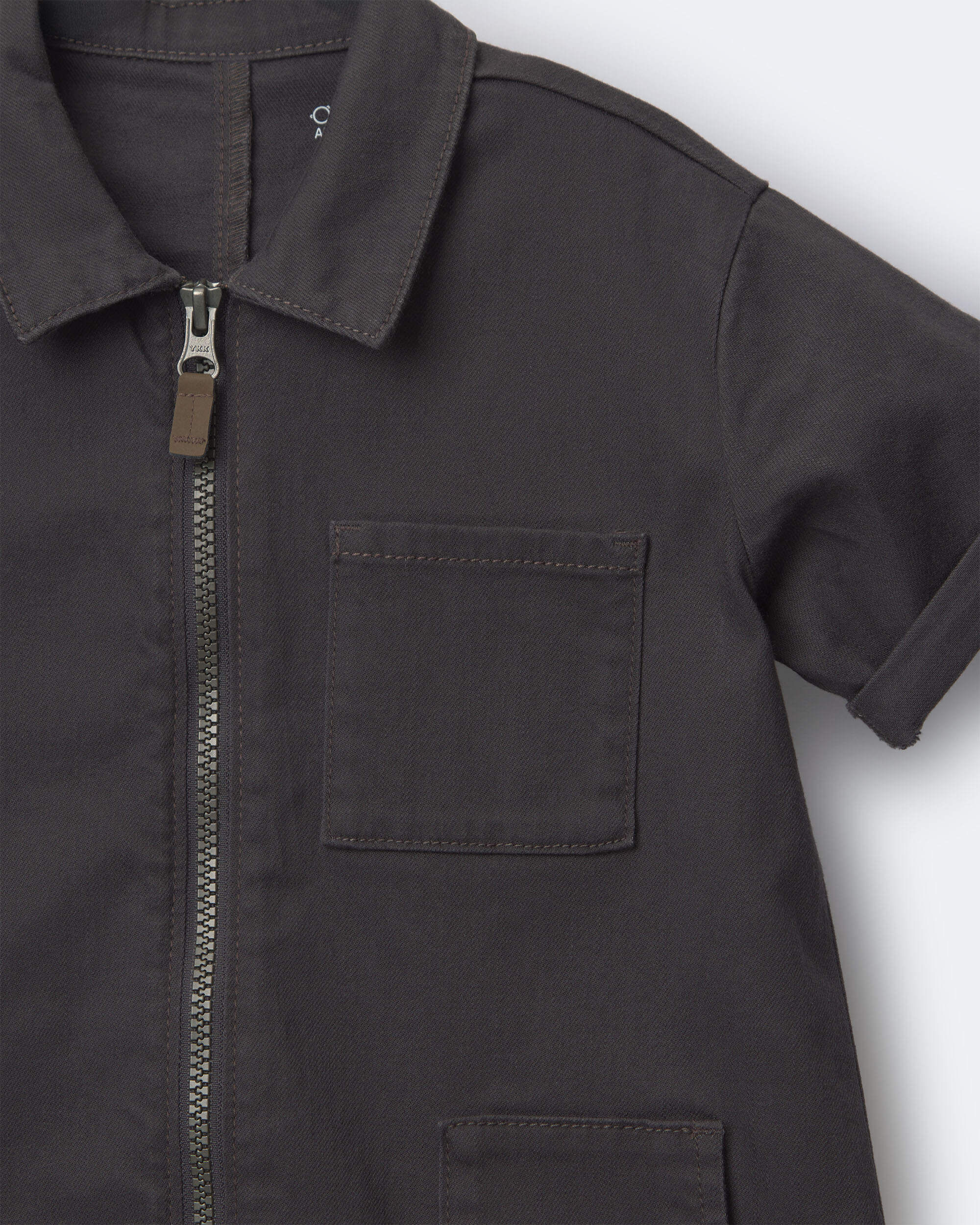 Toddler Day Out™ Jumpsuit - Charcoal - Image 3