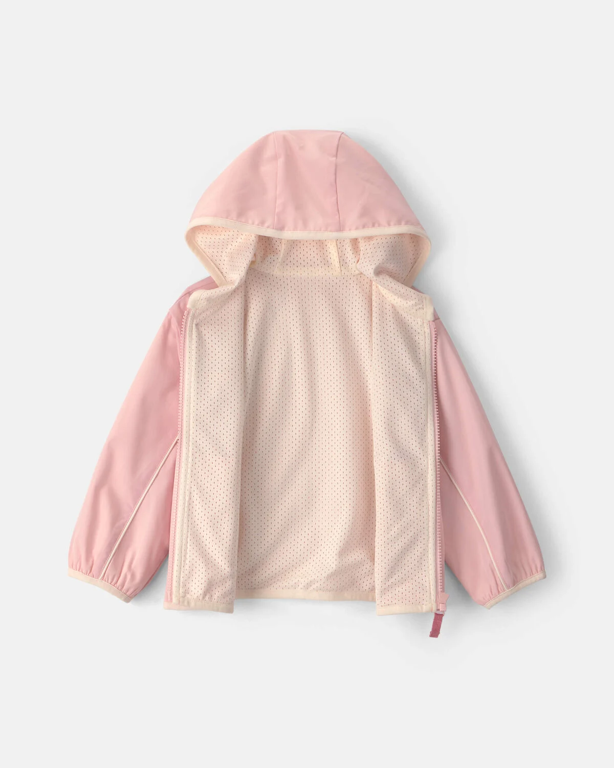 Toddler Girl Heart Zip-Up Hoodie - Pink - Image 5