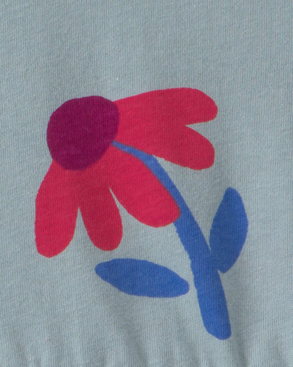 Toddler Girl Floral Long-Sleeve Dress - Blue - Image 3
