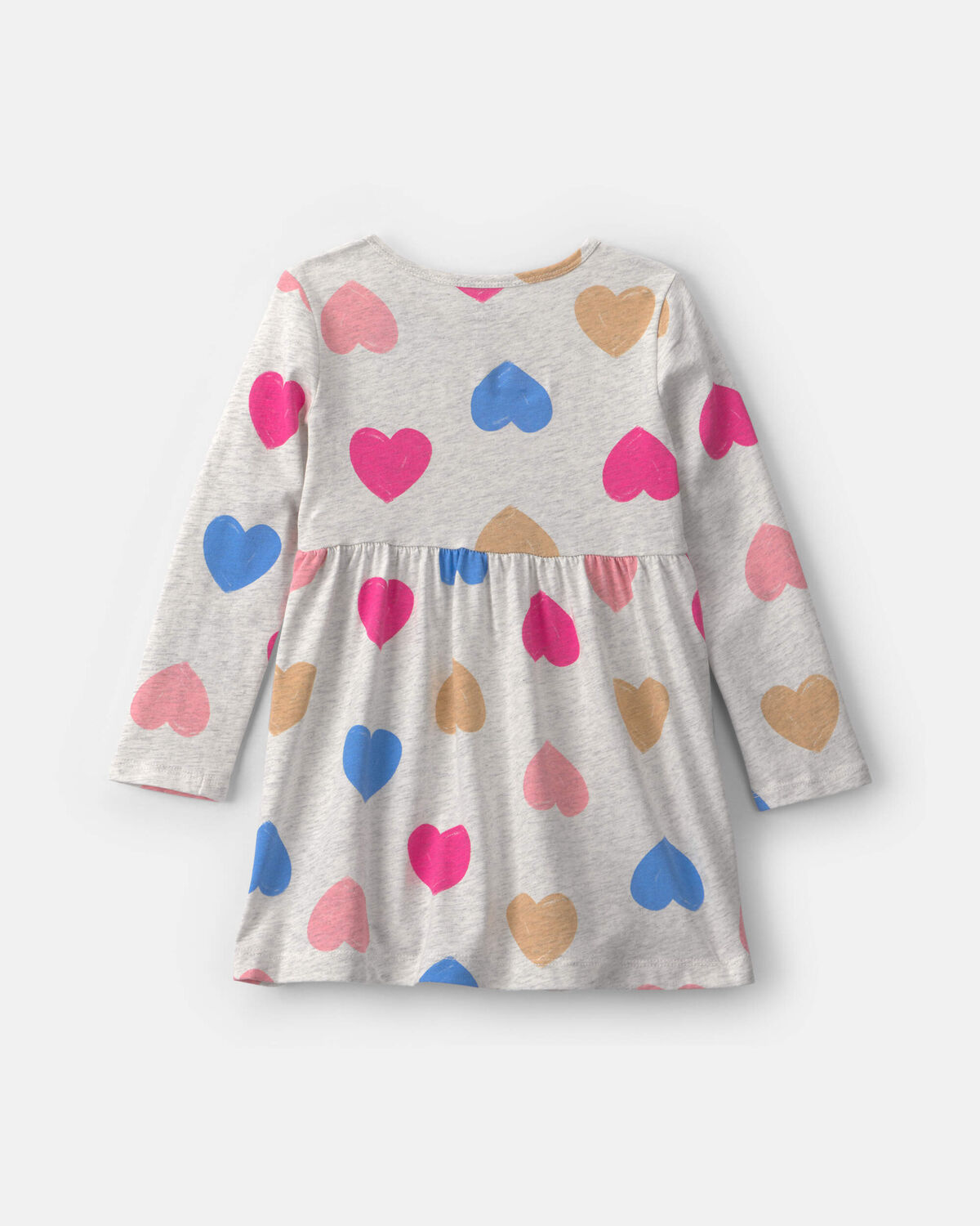 Toddler Girl Heart Long-Sleeve Dress - Image 2