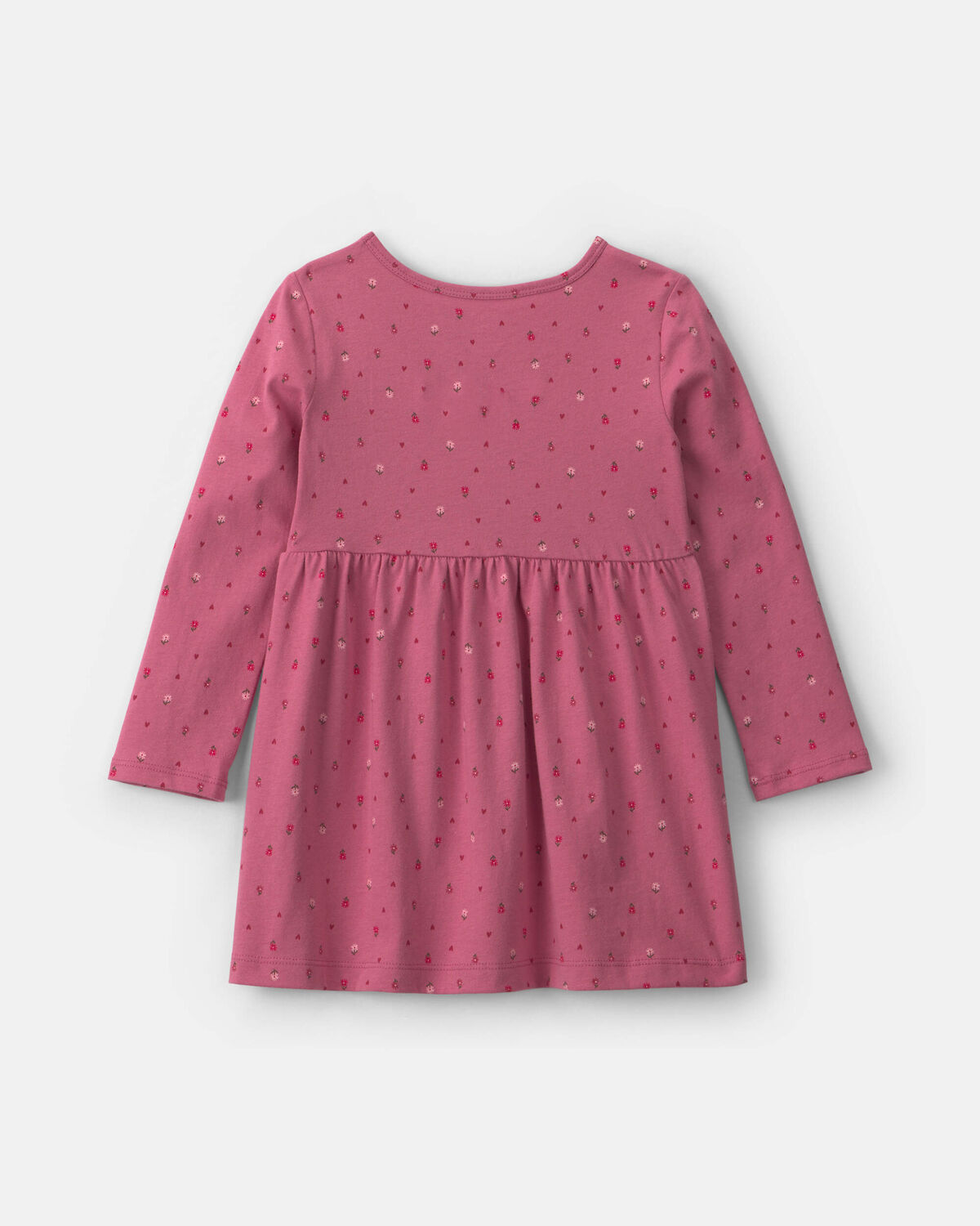 Toddler Girl Polka Dot Long-Sleeve Dress - Pink - Image 2