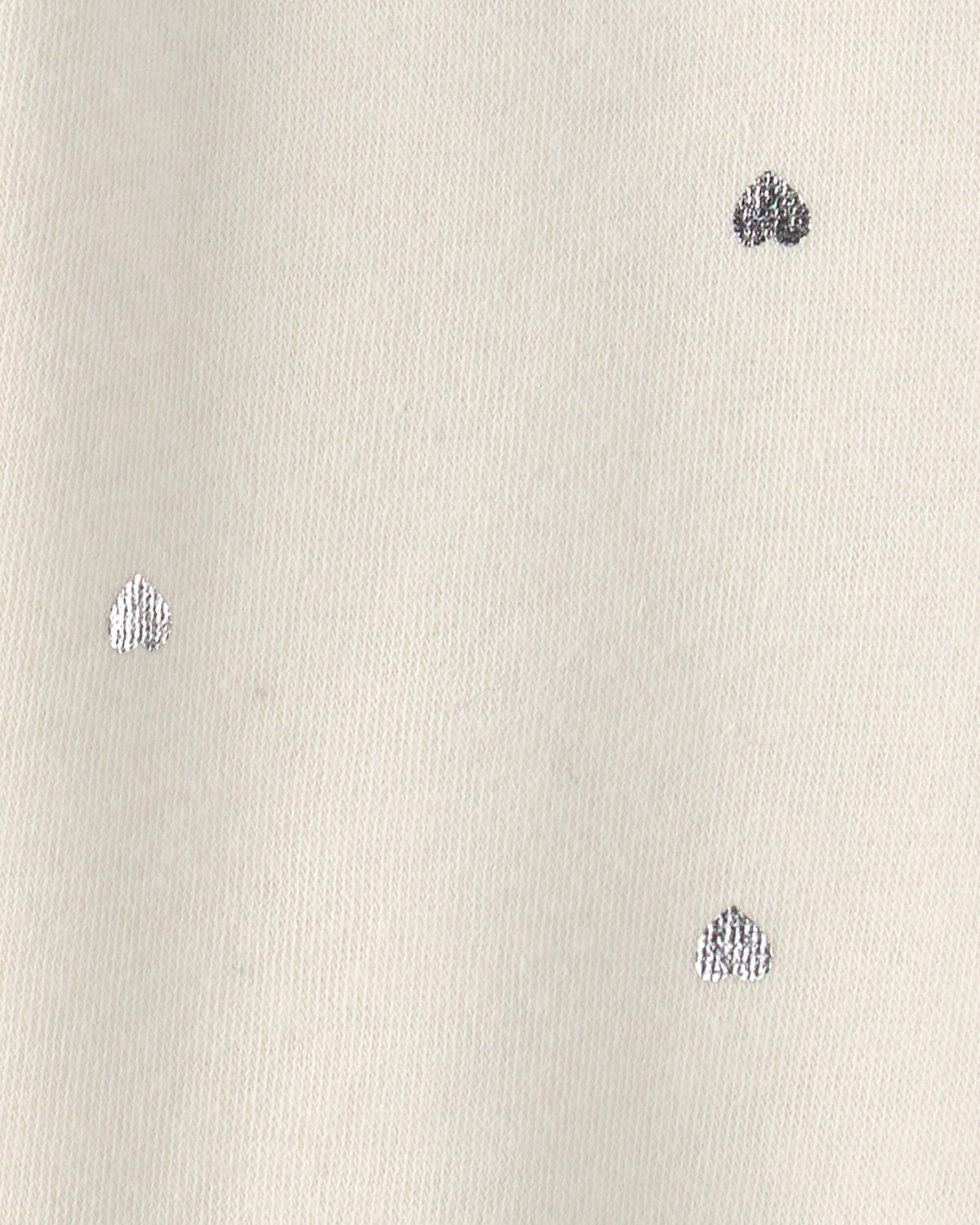 Toddler Girl Polka Dot Fleece Joggers - Cream - Image 3