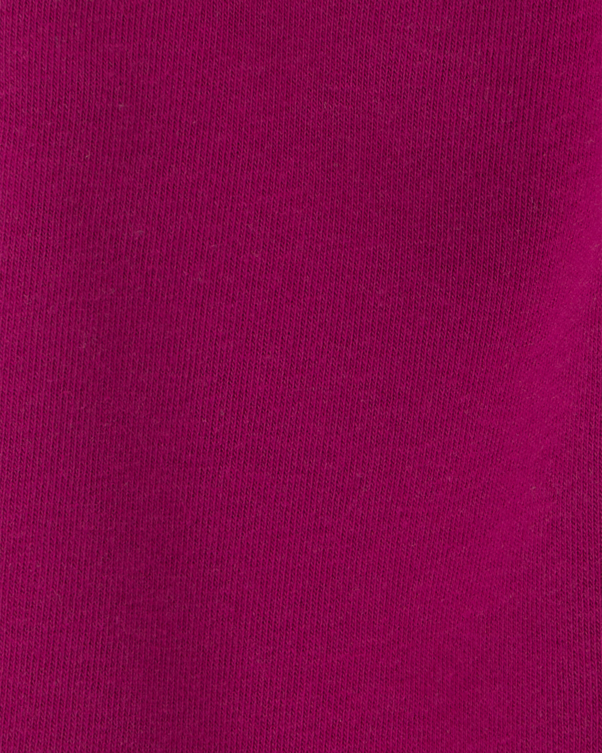 Toddler Girl Fleece Joggers - Burgundy - Image 4