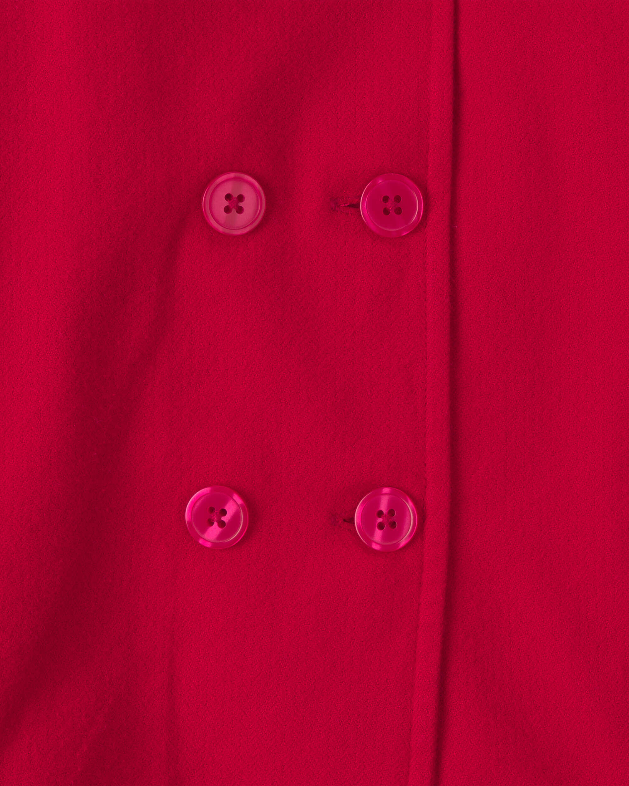 Toddler Girl Coat - Red - Image 3