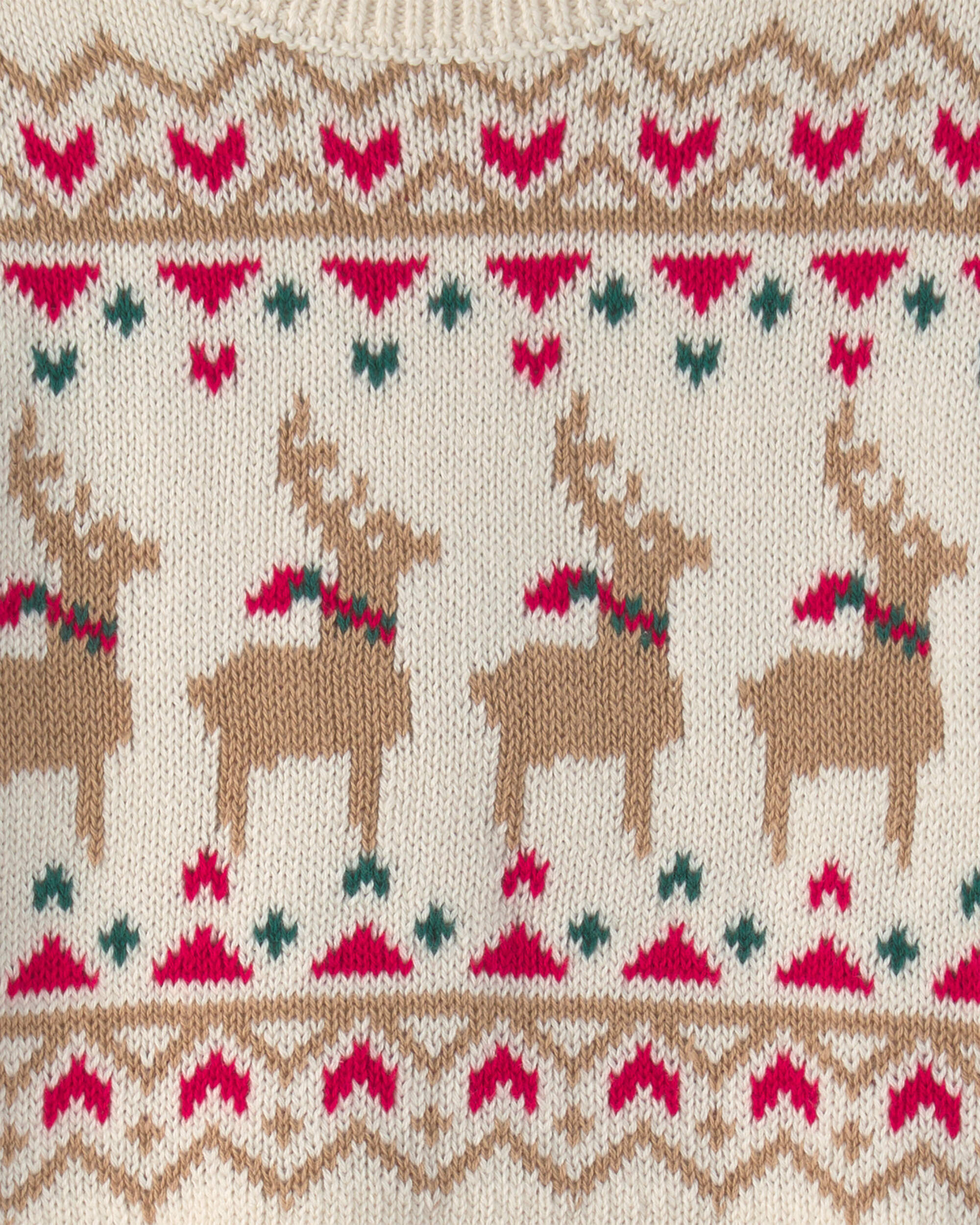 Toddler Girl Candy Cane Sweater - Pink - Image 4