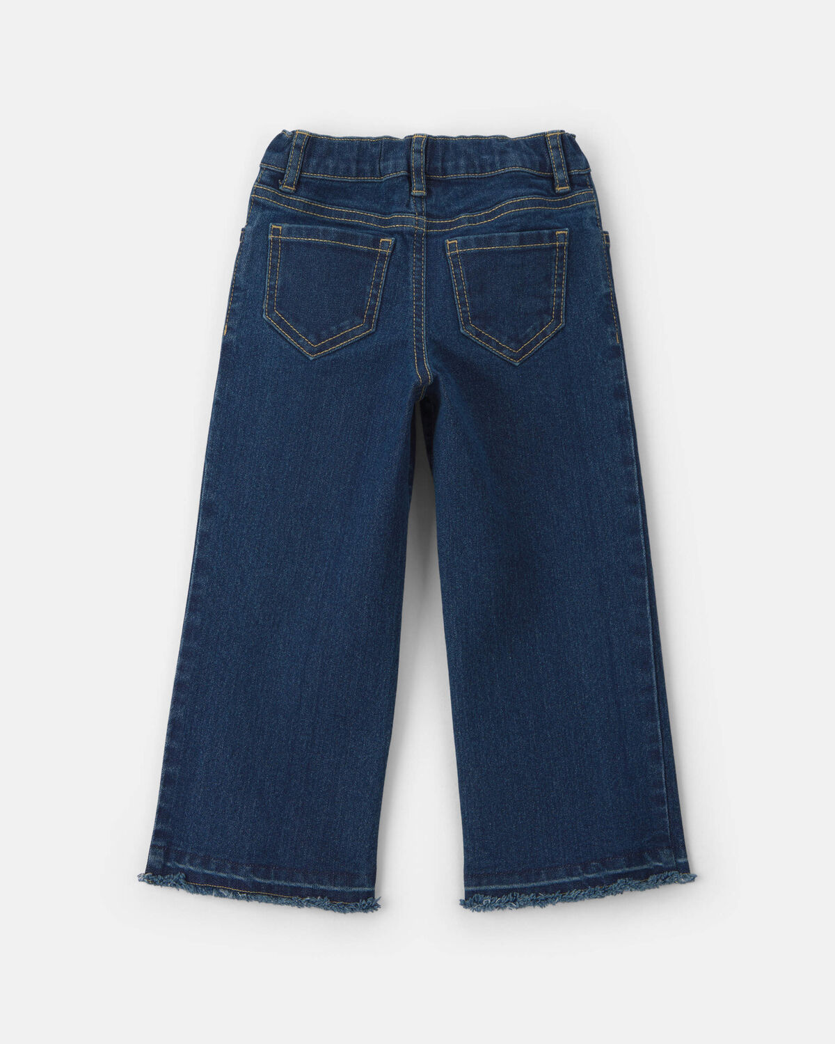 Toddler Girl Star Denim Wide-Leg Jeans - Medium Wash - Image 2