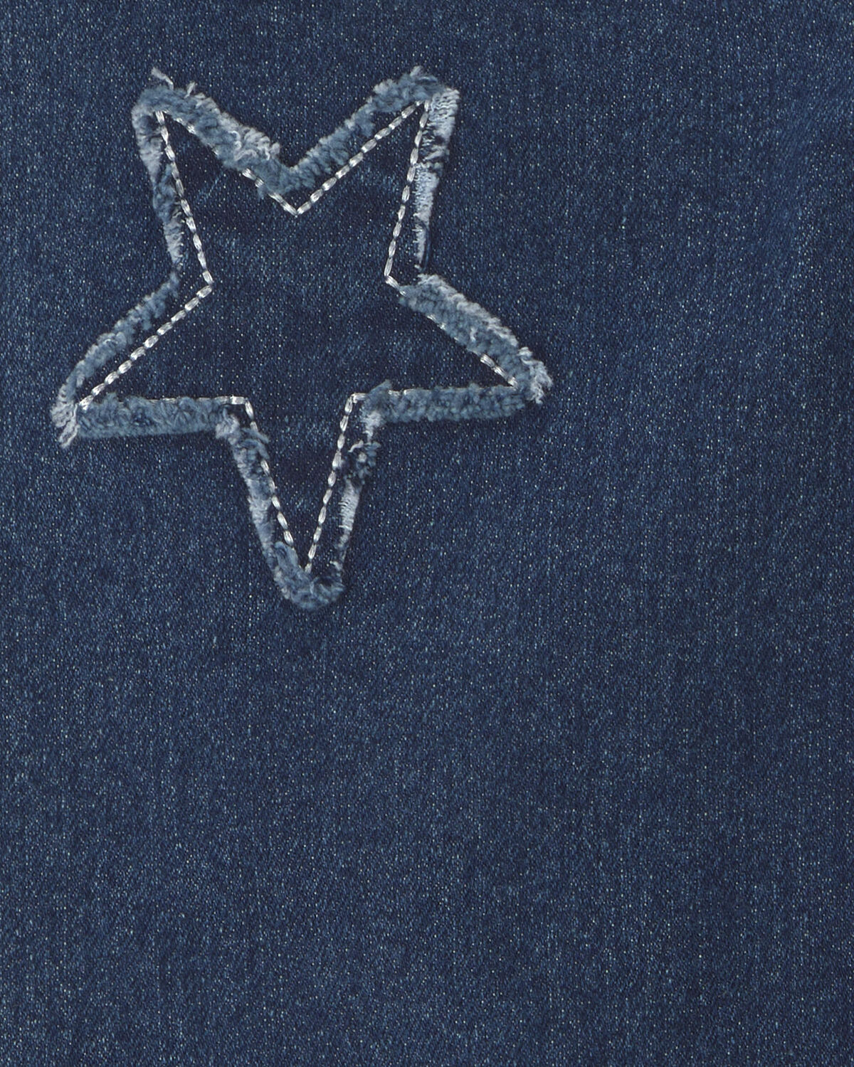 Toddler Girl Star Denim Wide-Leg Jeans - Medium Wash - Image 3