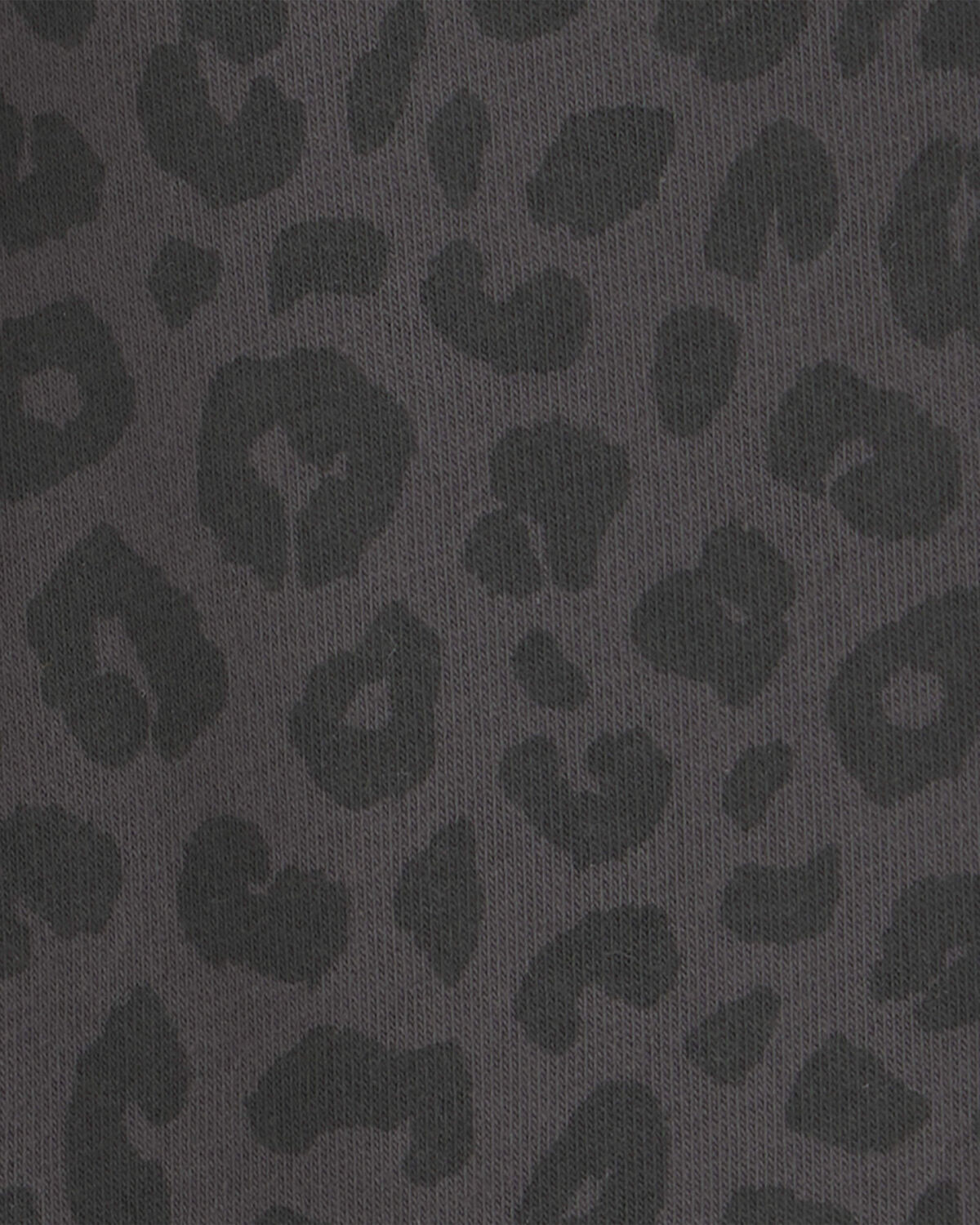 Toddler Girl Leopard Fleece Joggers - Black - Image 3