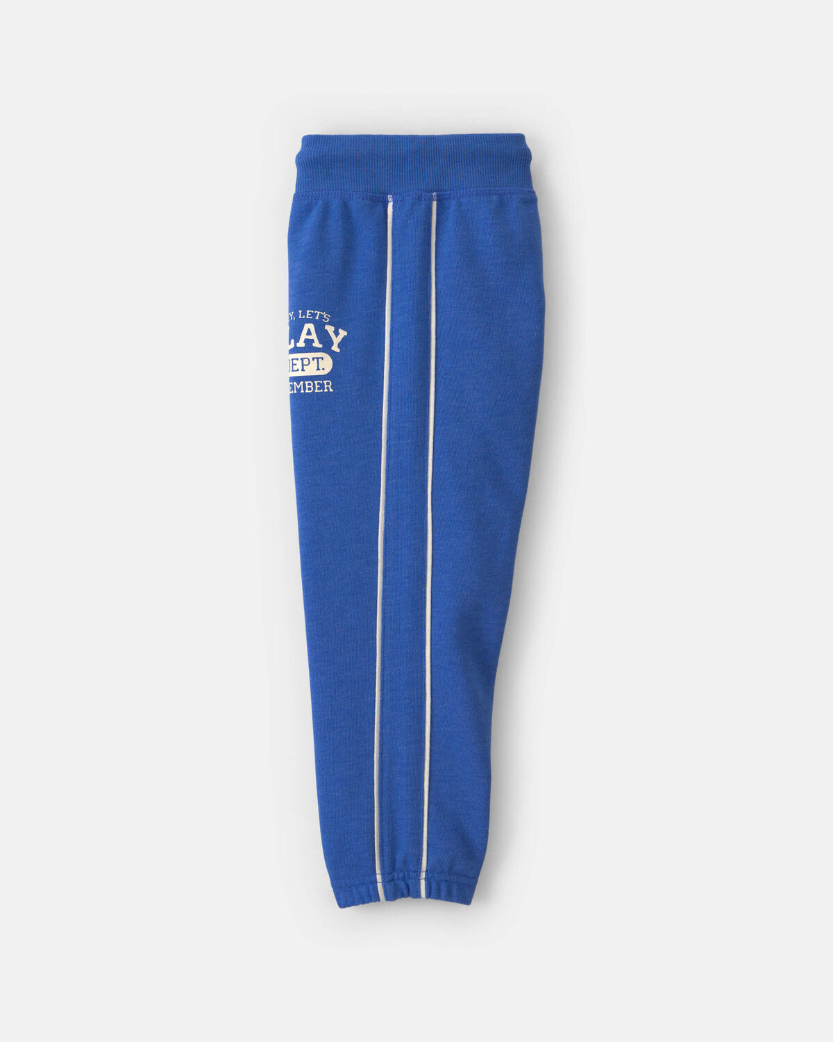 Toddler Boy 'Let's Play' French Terry Joggers - Blue - Image 6