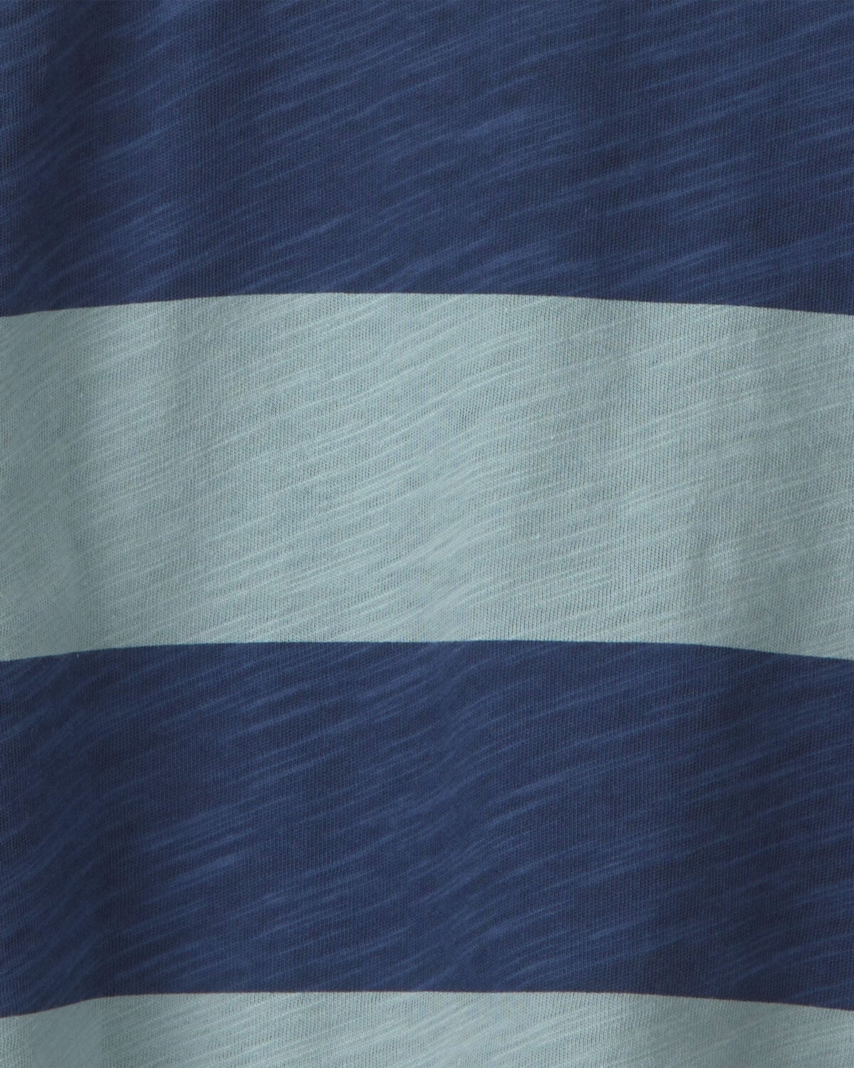 Toddler Boy Striped Long-Sleeve Henley T-Shirt - Navy Blue - Image 5