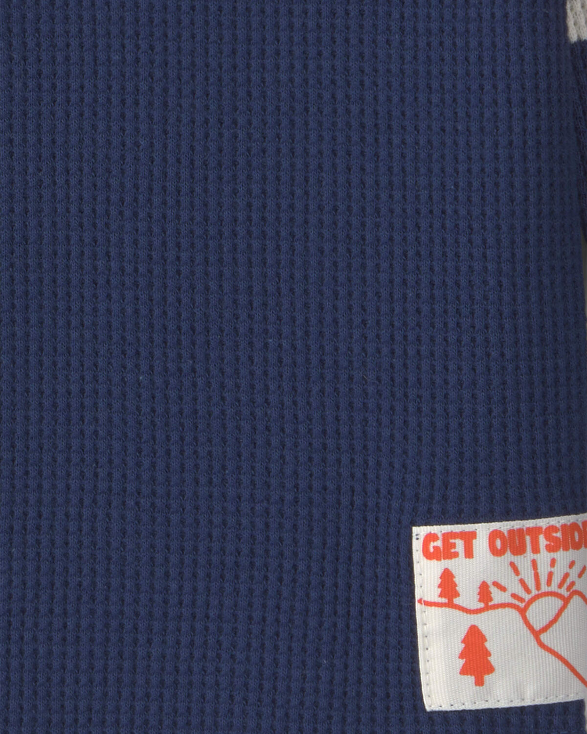 Toddler Boy Thermal Long-Sleeve T-Shirt - Navy Blue - Image 2