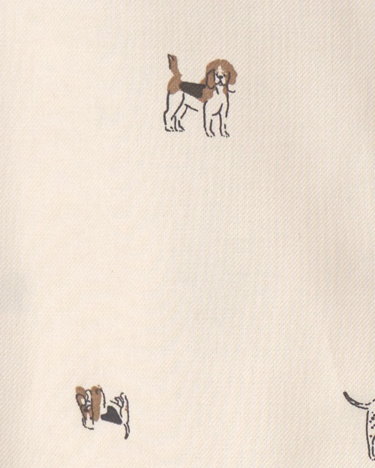 Toddler Boy Dog Long-Sleeve Button-Down Shirt - Cream - Image 4