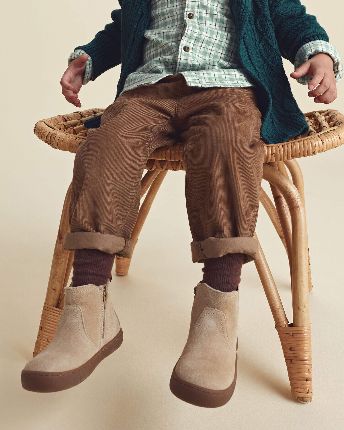 Toddler Boy Corduroy Pants - Brown - Image 5