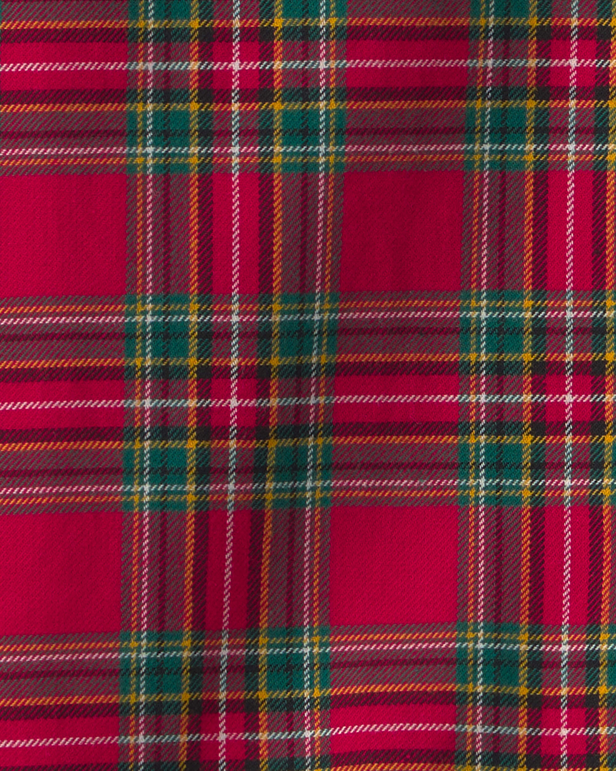 Toddler Boy Plaid Long-Sleeve Button-Down Shirt - Red/Green - Image 3