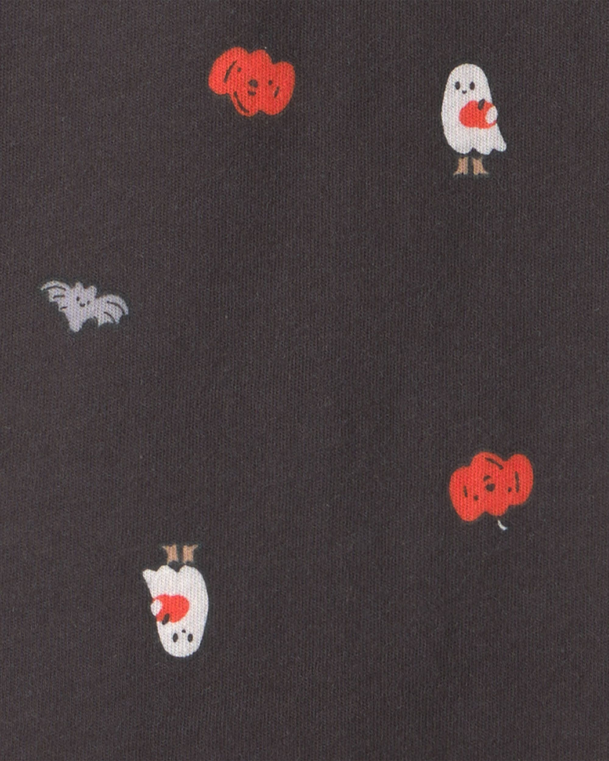 Toddler Boy Pumpkin Halloween Long-Sleeve Tee - Black - Image 3