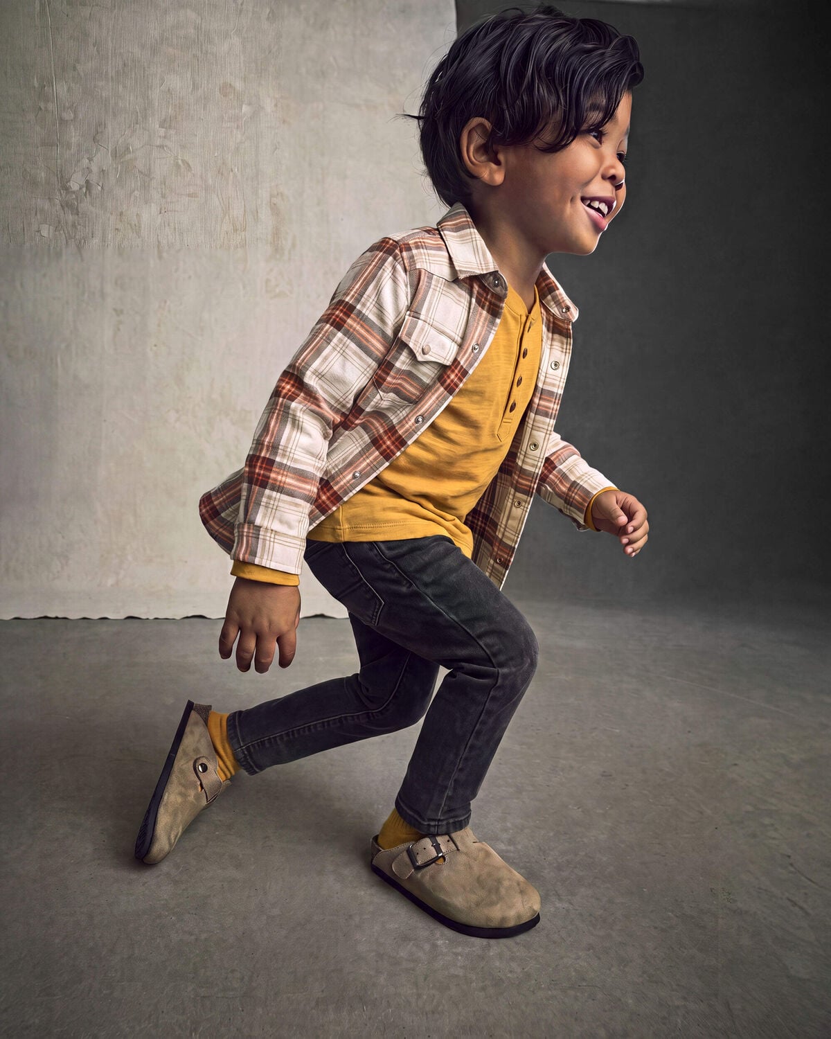 Toddler Boy Long-Sleeve Henley T-Shirt - Yellow - Image 5