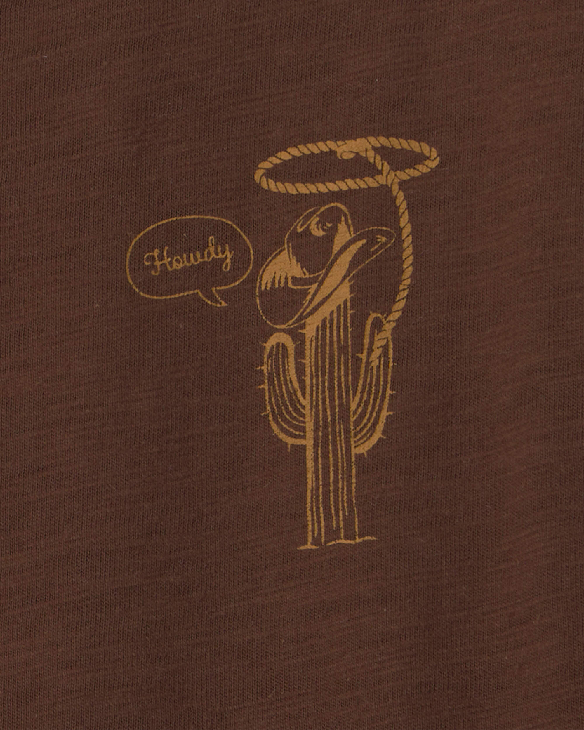 Toddler Boy 'Best Of The West' Long-Sleeve Henley T-Shirt - Brown - Image 6