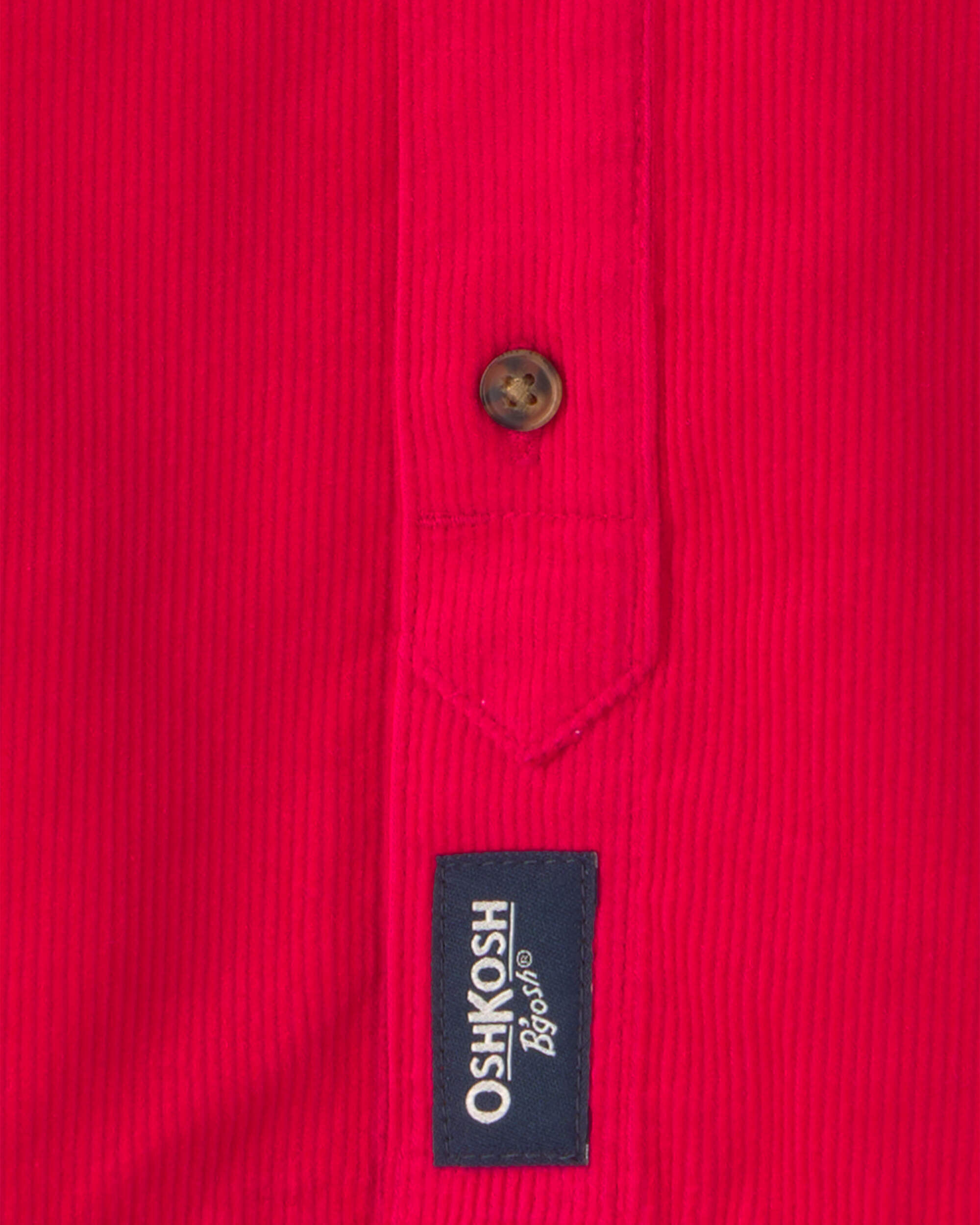Toddler Boy Corduroy Jacket - Red - Image 3