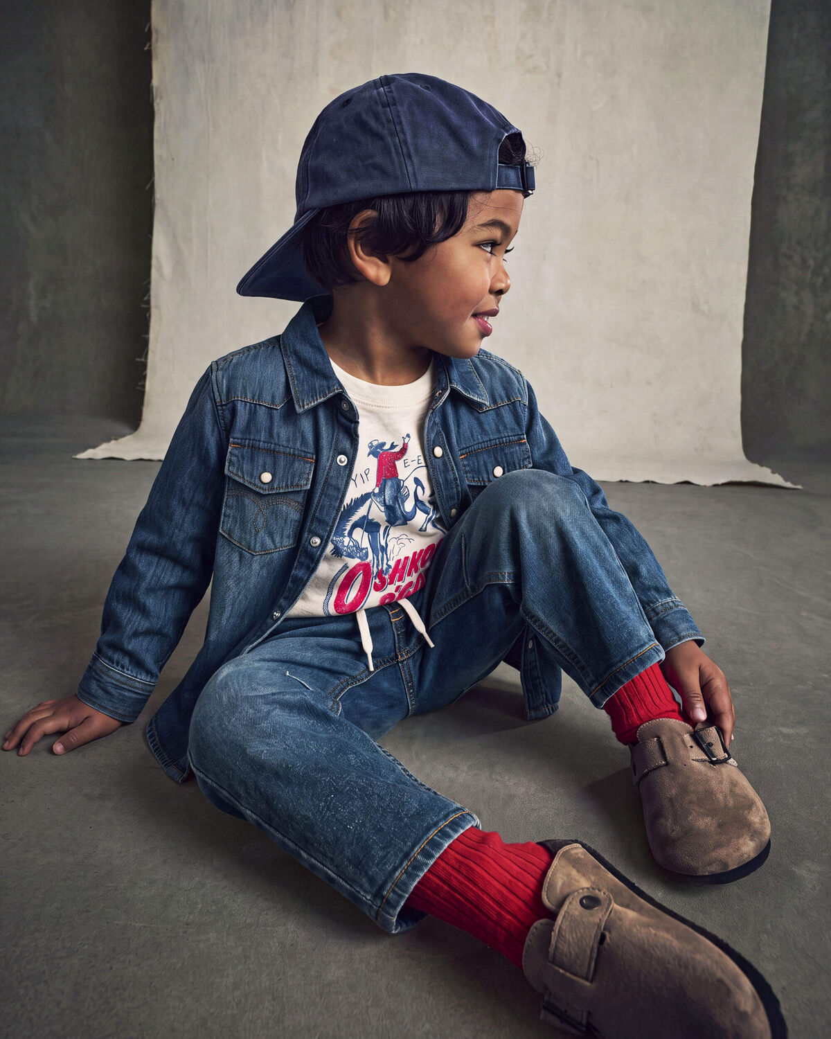 Toddler Boy Denim Relaxed Jeans - Light Wash - Image 4