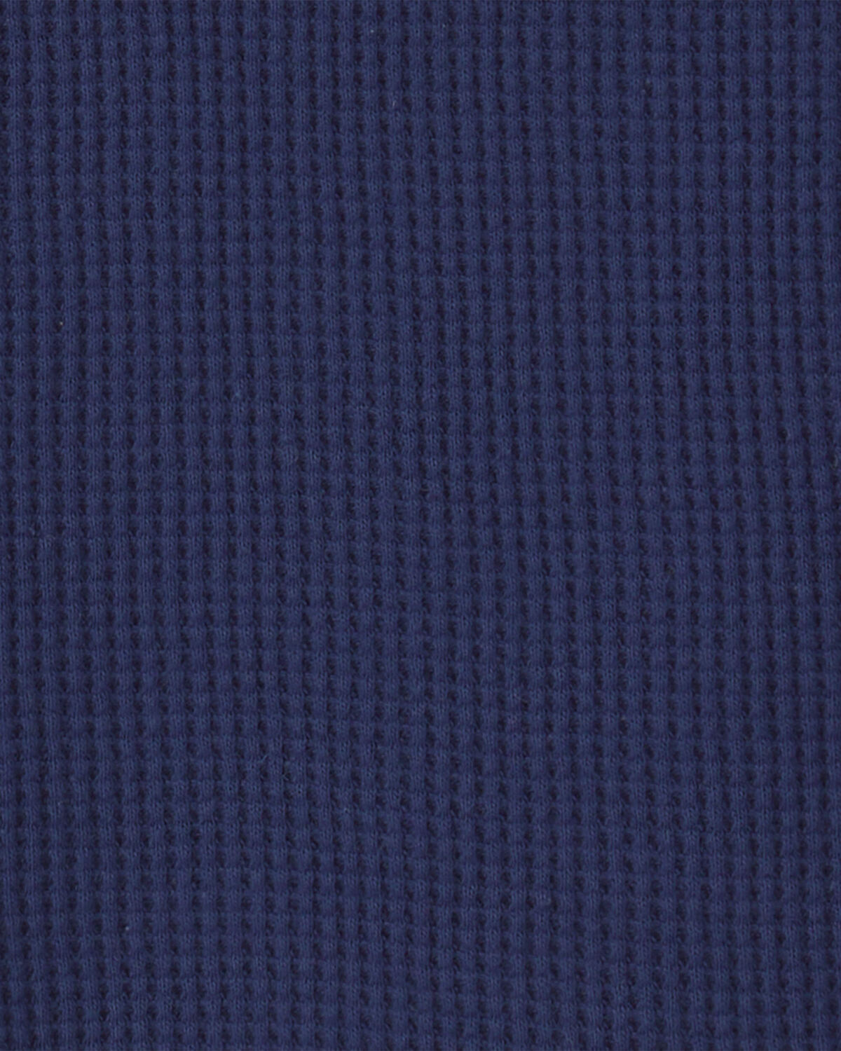 Toddler Boy Thermal Long-Sleeve Button-Down Shirt - Navy Blue - Image 2