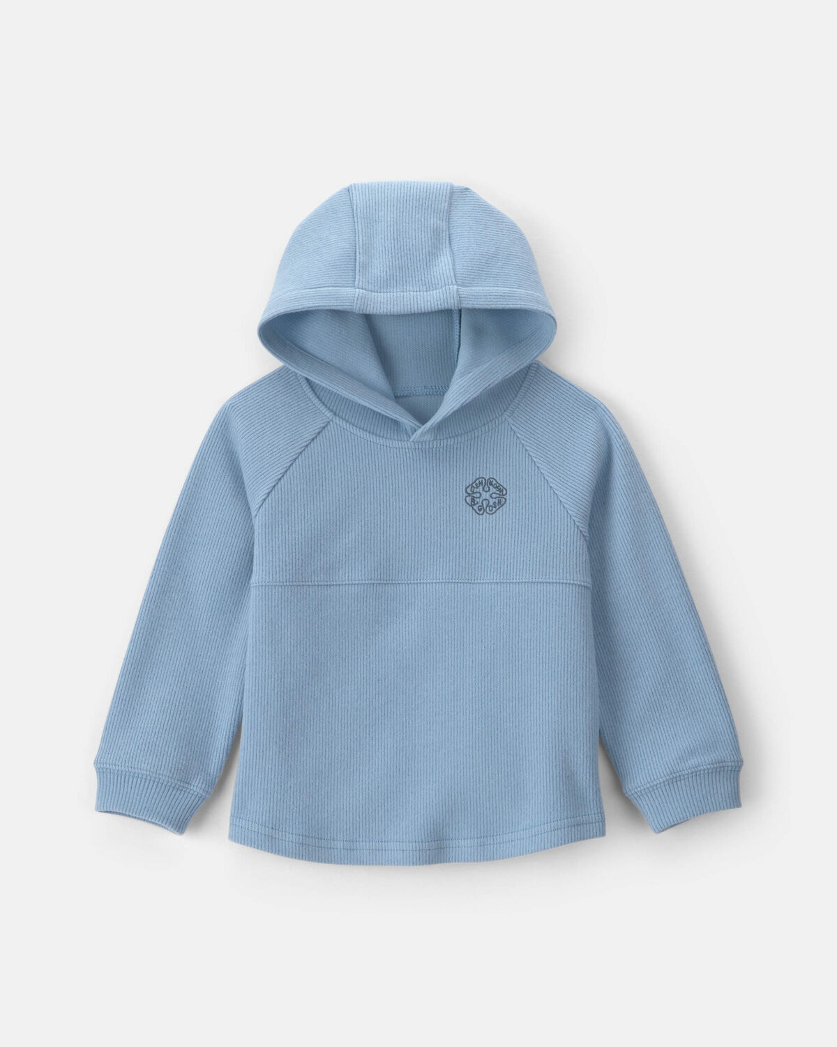 Toddler Boy Long-Sleeve Hooded Top - Blue