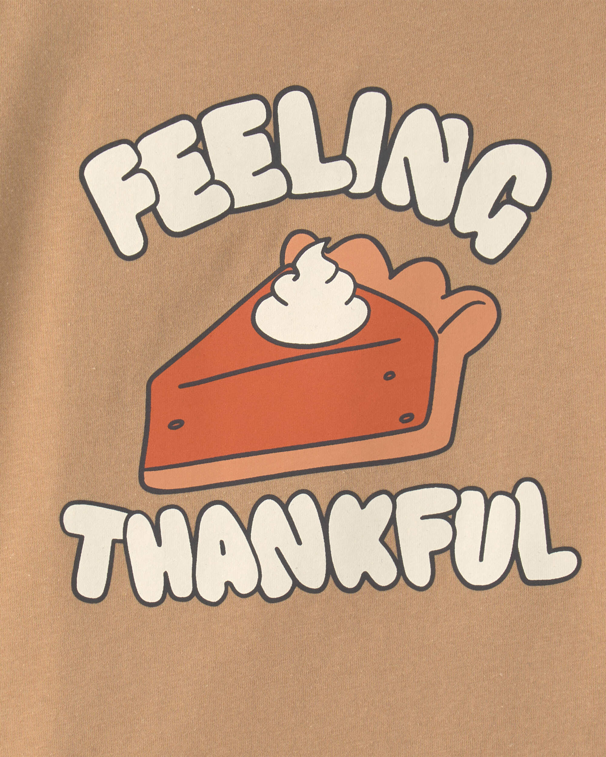 Toddler Boy 'Feeling Thankful' Pie Long-Sleeve Graphic Tee - Brown - Image 3