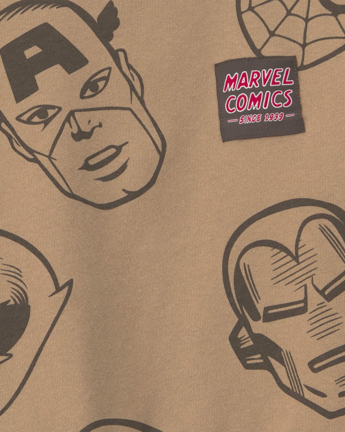 Toddler Boy ©Marvel Fleece Pullover Sweatshirt - Brown - Image 2