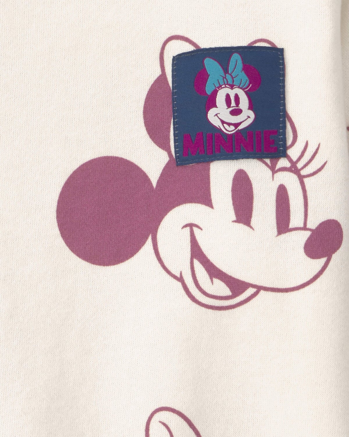 Toddler Girl Disney© Minnie Mouse Fleece Pullover Sweatshirt - Cream - Image 2
