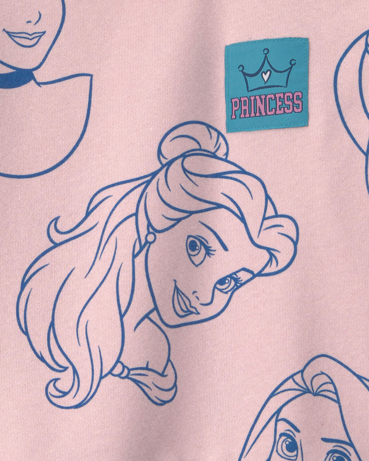 Toddler Girl Disney© Princess Fleece Pullover Sweatshirt - Pink - Image 2