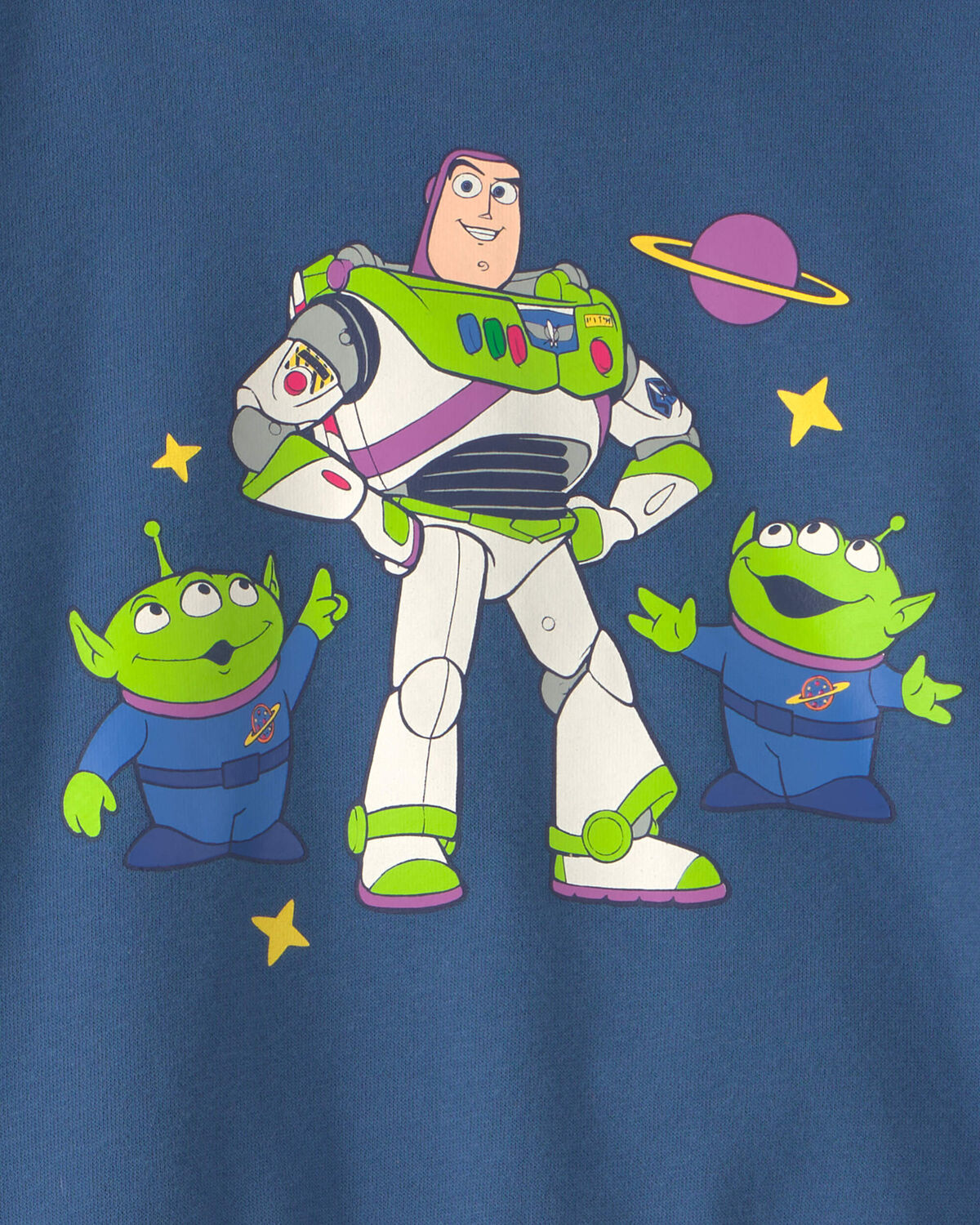 Toddler Boy 2-Piece Buzz Lightyear Long-Sleeve Hoodie & Pant Set - Blue - Image 3