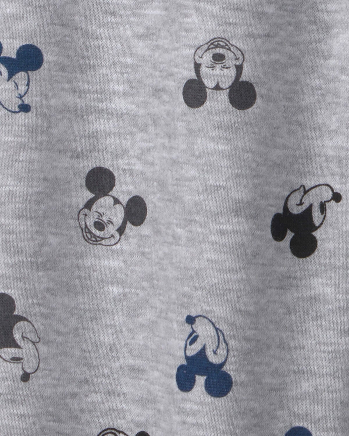 Toddler Boy 2-Piece Disney© Mickey Striped Long-Sleeve Top & Pant Set - Grey/Black - Image 4