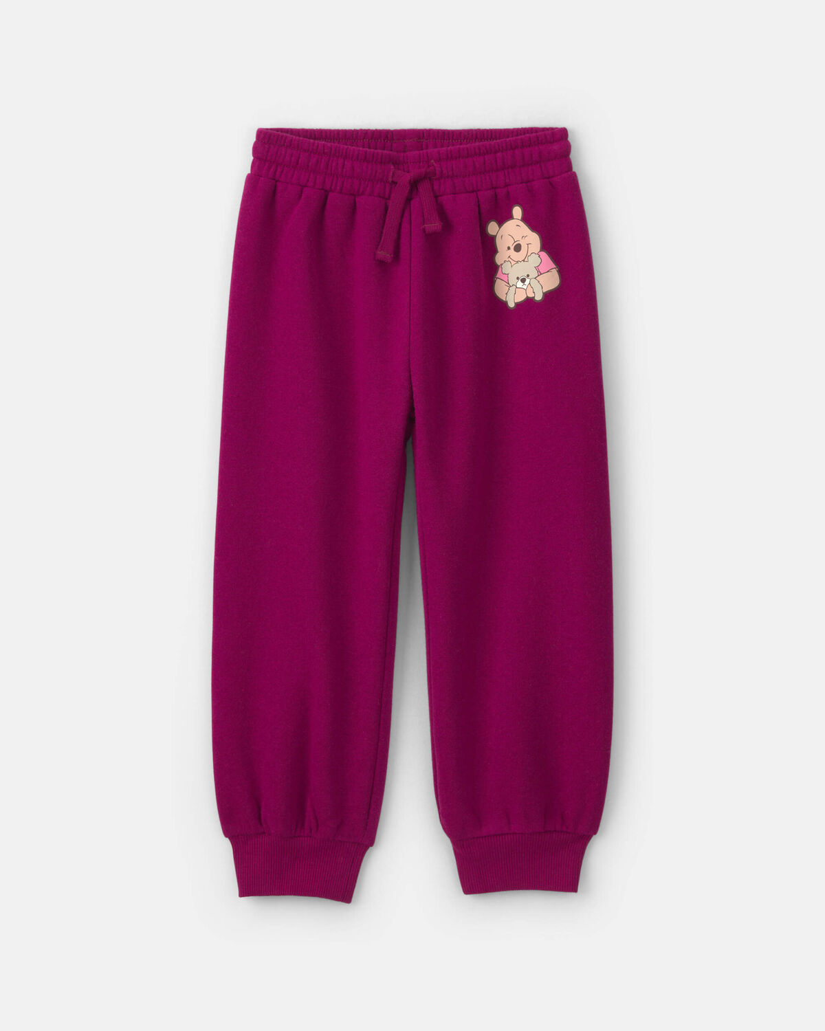 Toddler Girl 2-Piece Winnie the Pooh Top & Pant Set - Burgundy - Image 2