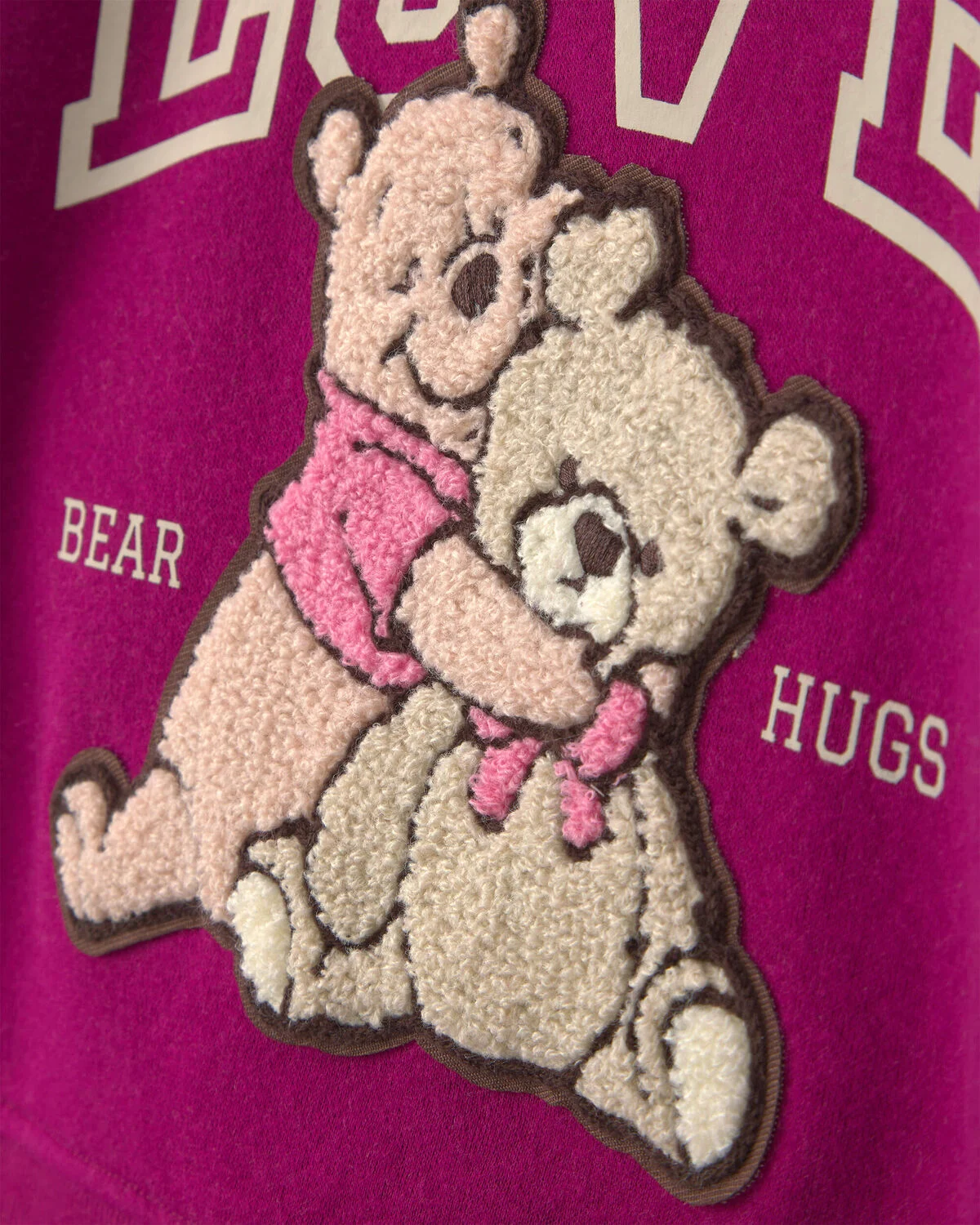 Toddler Girl 2-Piece Winnie the Pooh Top & Pant Set - Burgundy - Image 3