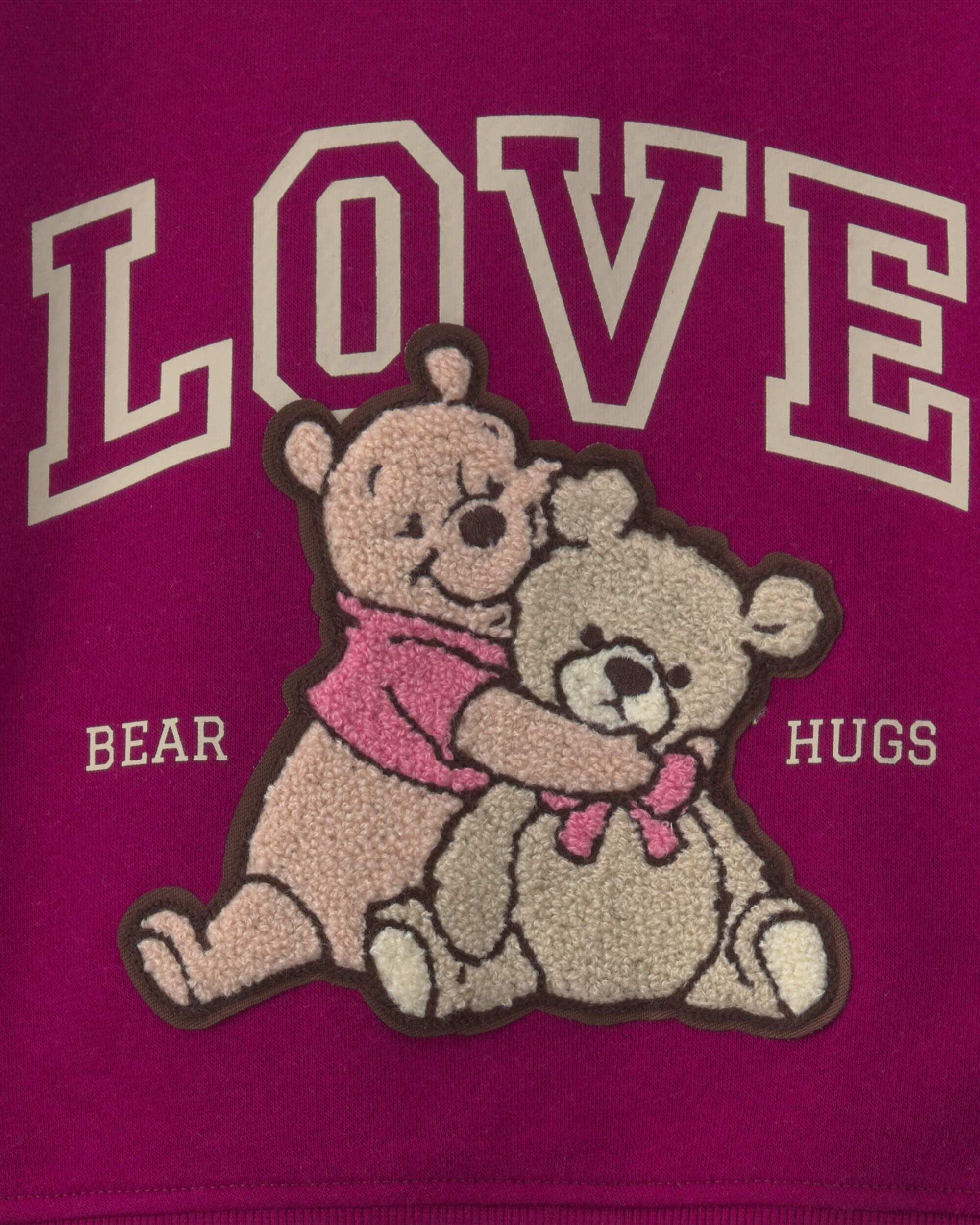 Toddler Girl 2-Piece Winnie the Pooh Top & Pant Set - Burgundy - Image 6