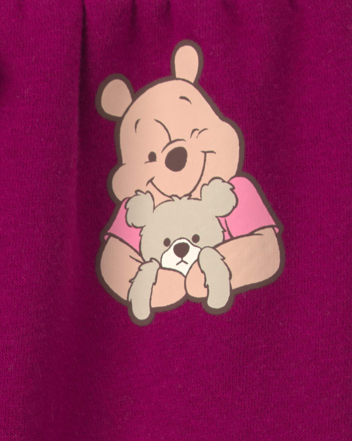 Toddler Girl 2-Piece Winnie the Pooh Top & Pant Set - Burgundy - Image 5