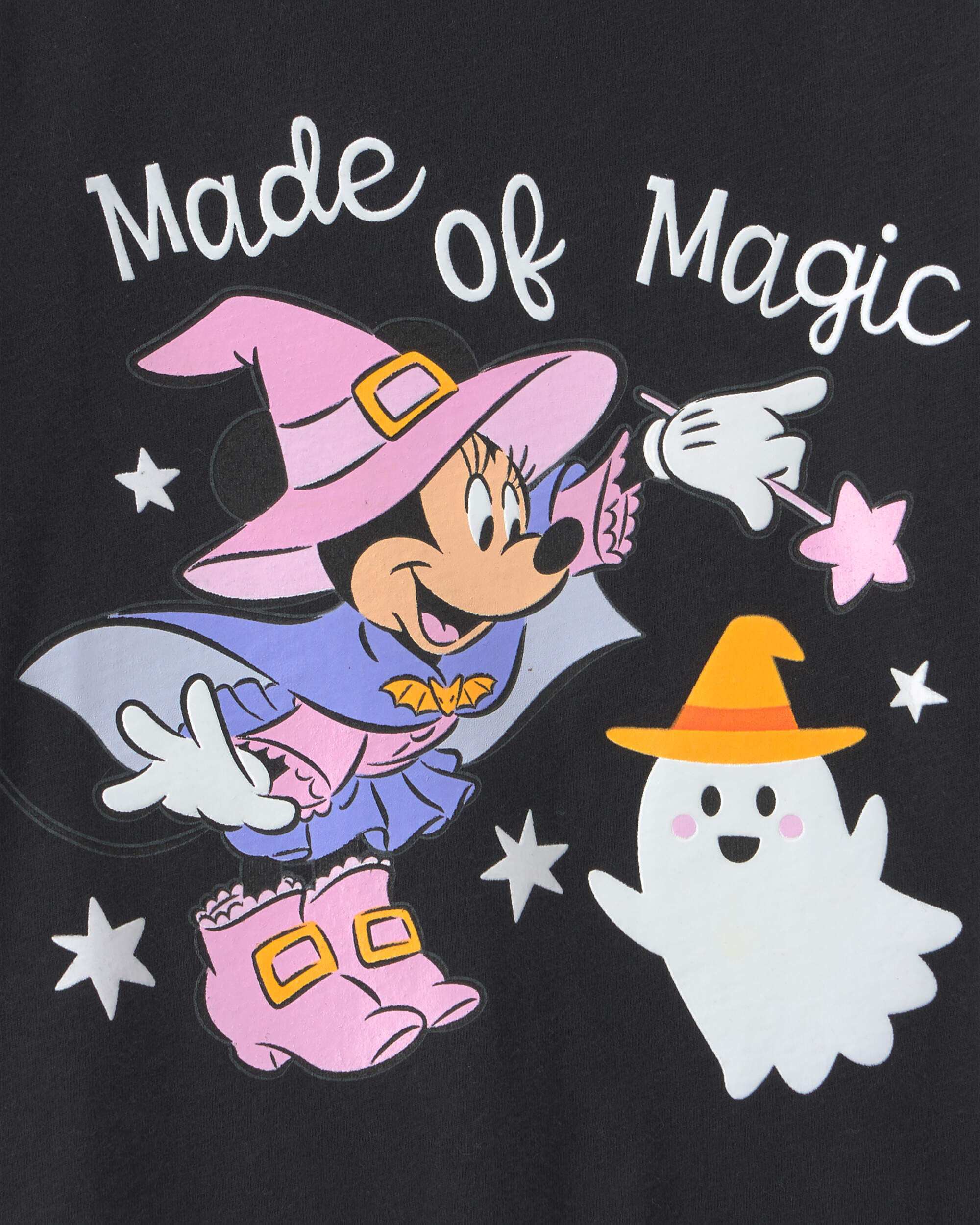 Toddler Girl Disney© Halloween Graphic Tee - Black - Image 3