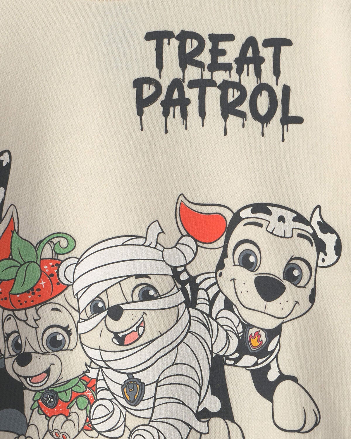 Toddler Girl PAW Patrol® Halloween Fleece Pullover Sweatshirt - Cream - Image 2