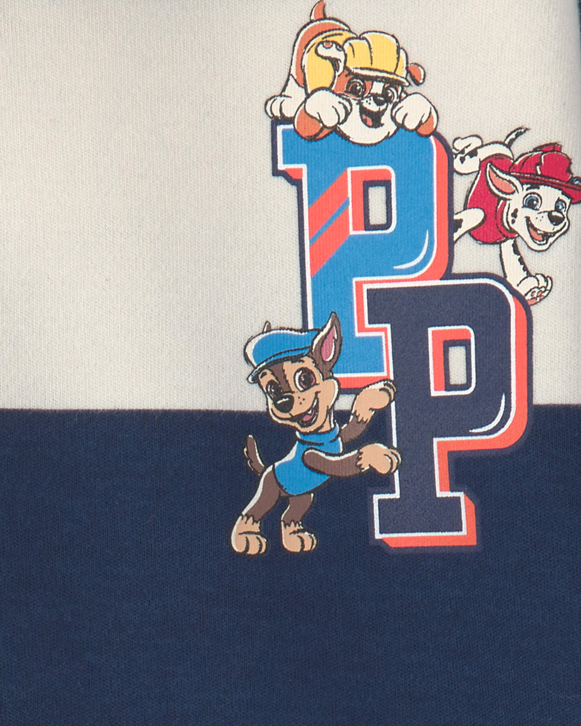 Toddler Boy PAW Patrol® Striped Polo Shirt - Navy Blue/Cream - Image 3
