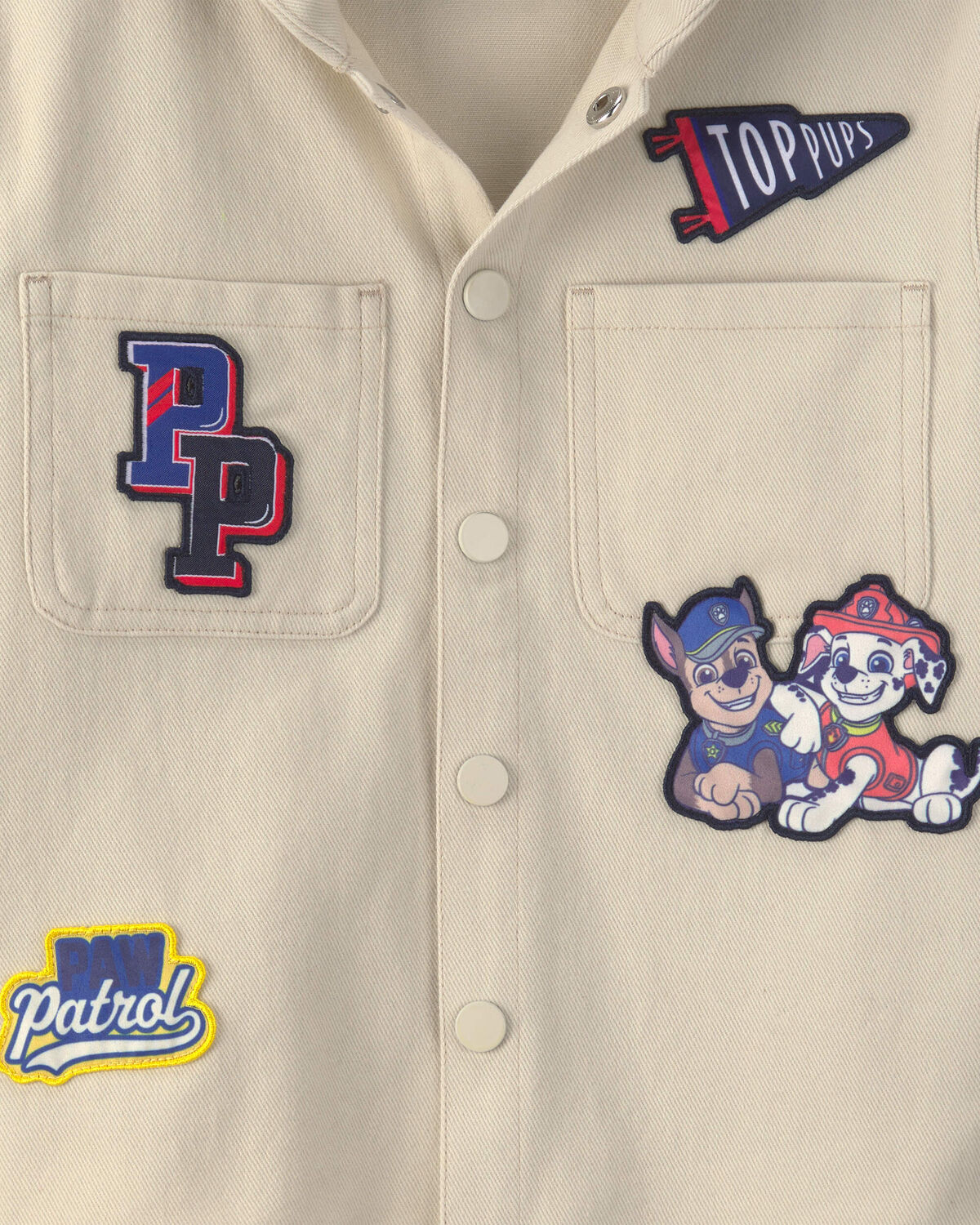 Toddler PAW Patrol®' Button-Up Hoodie - Khaki - Image 2
