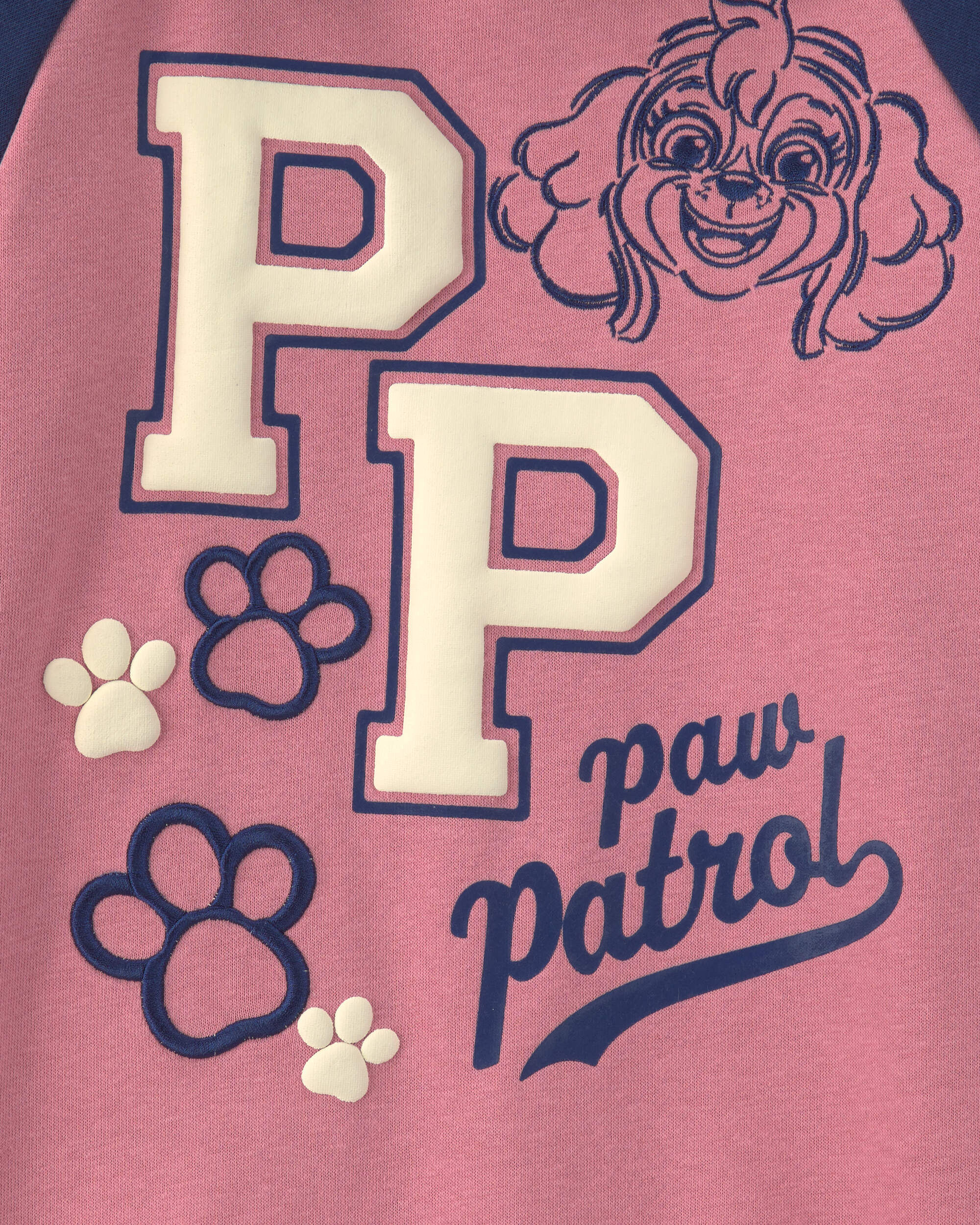 Toddler Girl PAW Patrol® Polo Dress - Pink/Navy Blue - Image 5