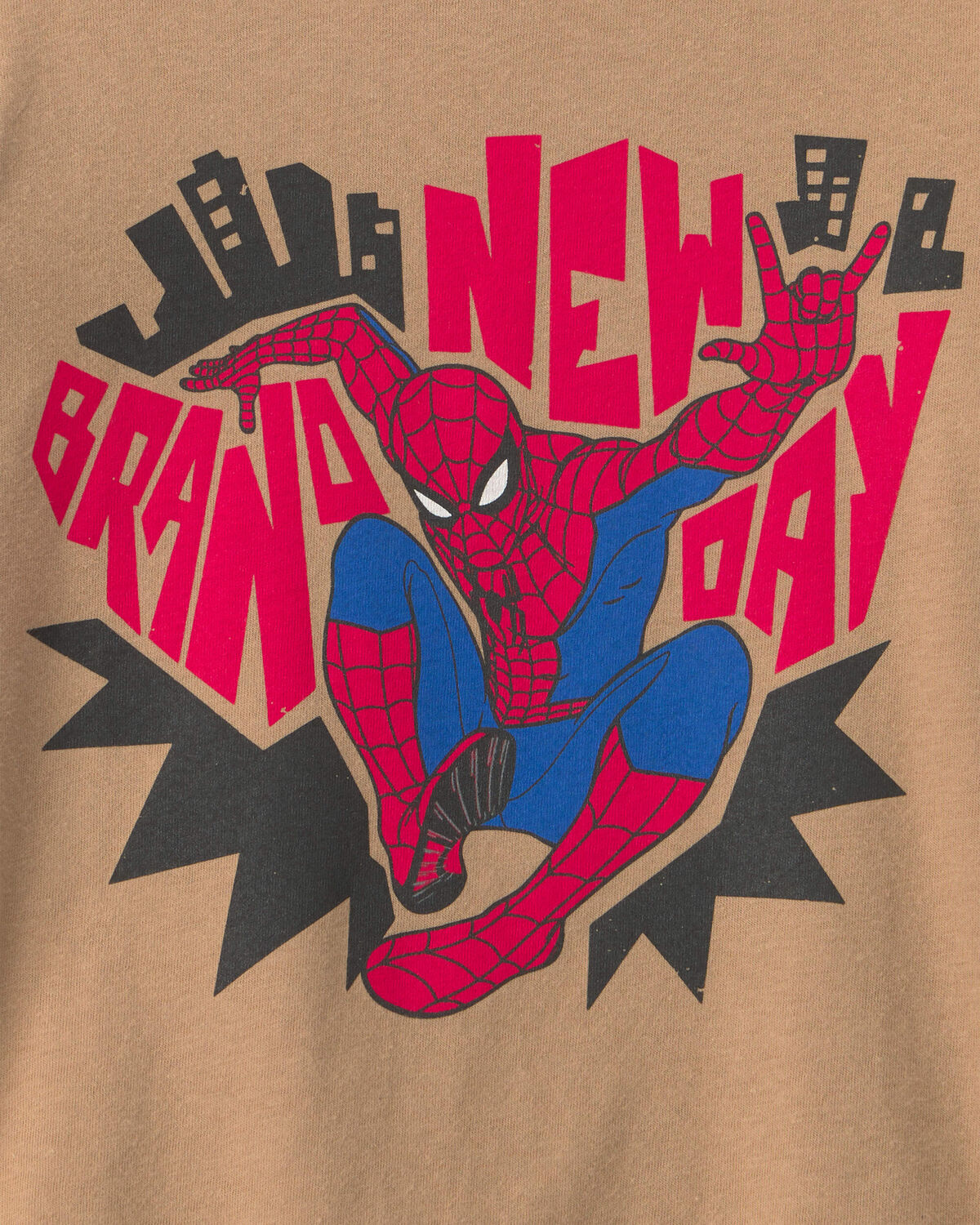 Toddler Boy ©Marvel Spider-Man Graphic Tee - Tan - Image 2