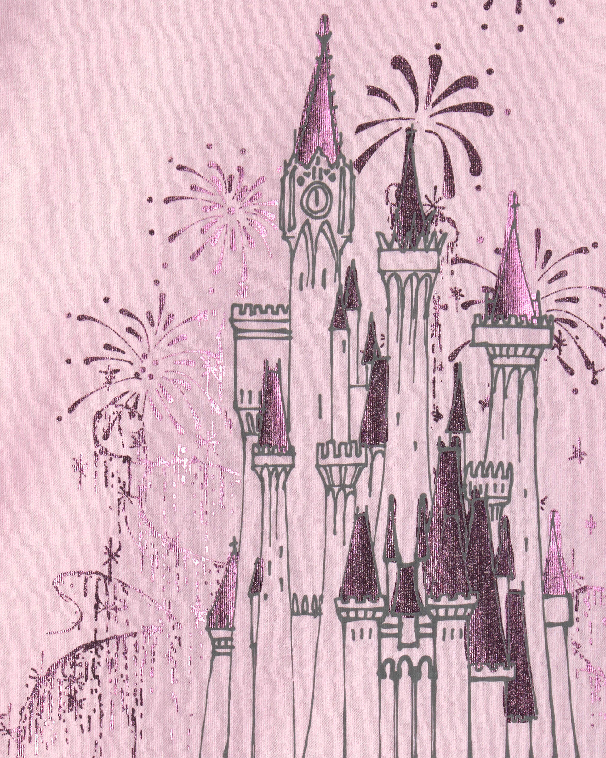 Toddler Girl Disney© Halloween Graphic Tee - Black - Image 5