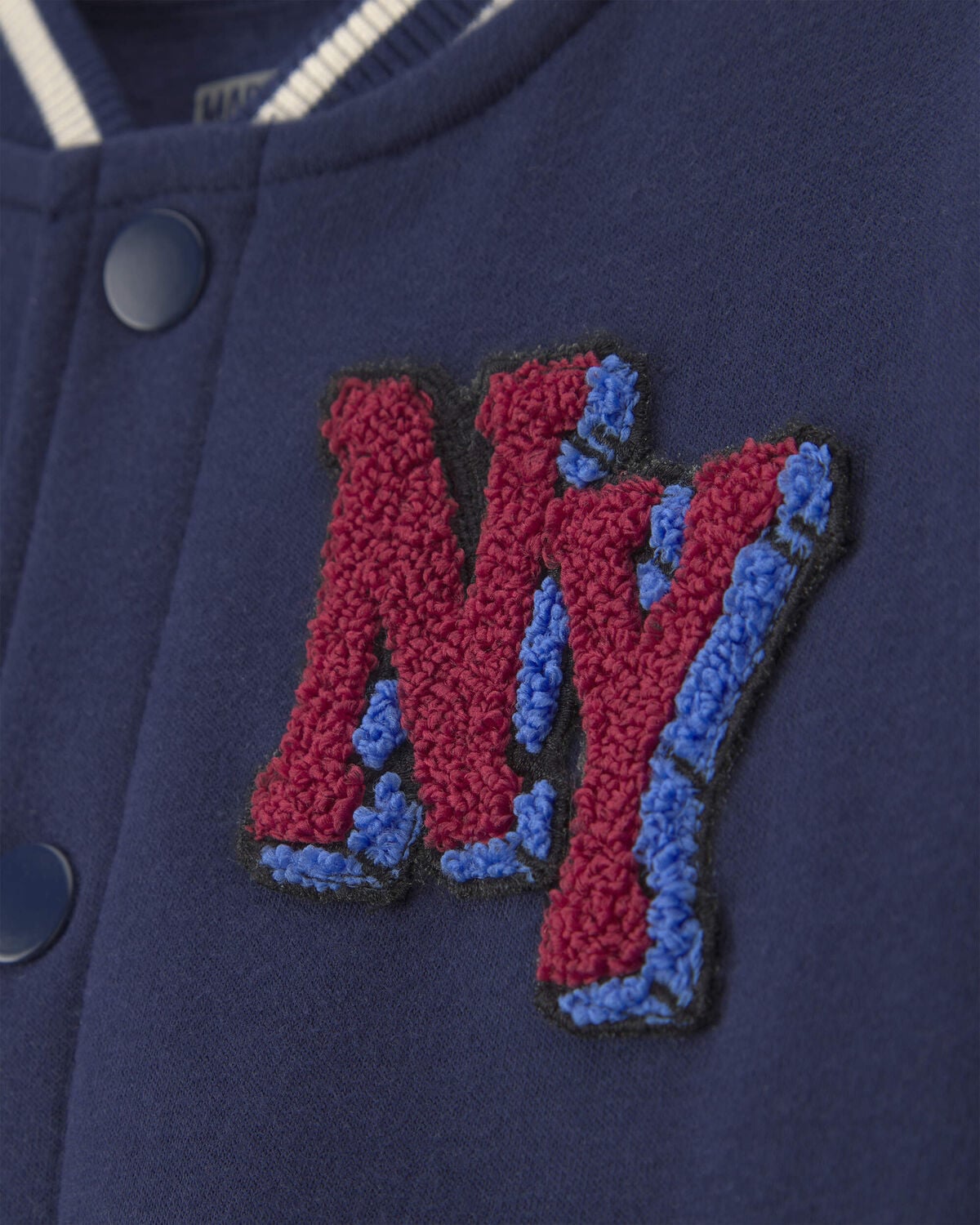 Toddler Boy ©Marvel Spider-Man Fleece Varsity Jacket - Blue - Image 4
