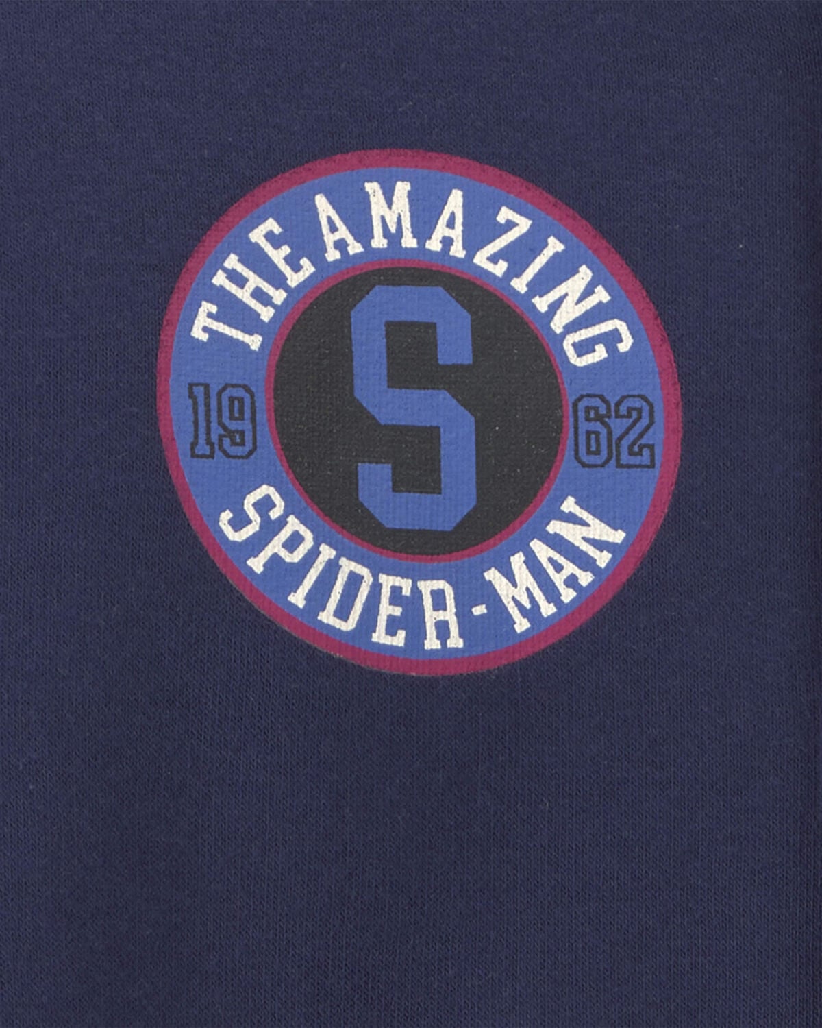 Toddler Boy ©Marvel Spider-Man Fleece Varsity Jacket - Blue - Image 5