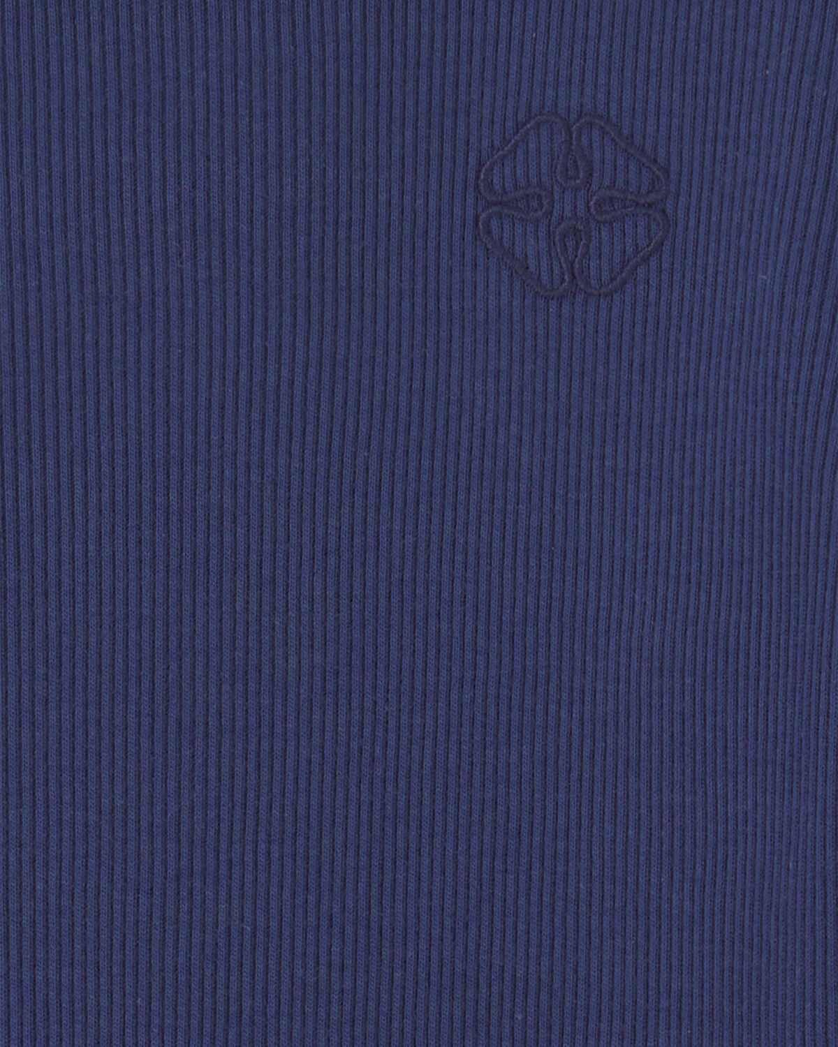 Toddler Girl Long-Sleeve Rib Top - Navy Blue - Image 2